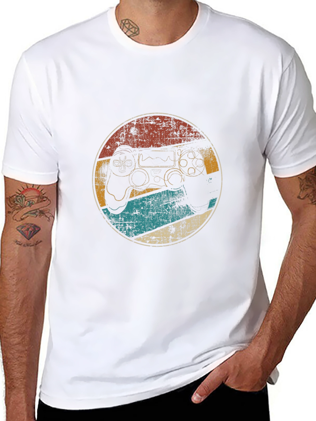 Retro Gamer T-Shirt - Classic Controller Design