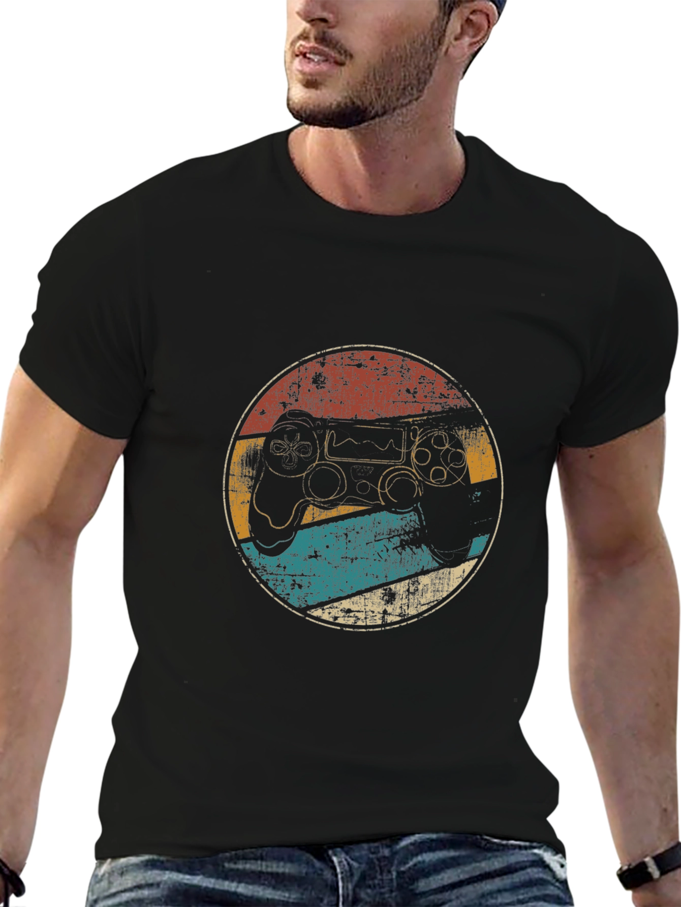 Retro Gamer T-Shirt - Classic Controller Design