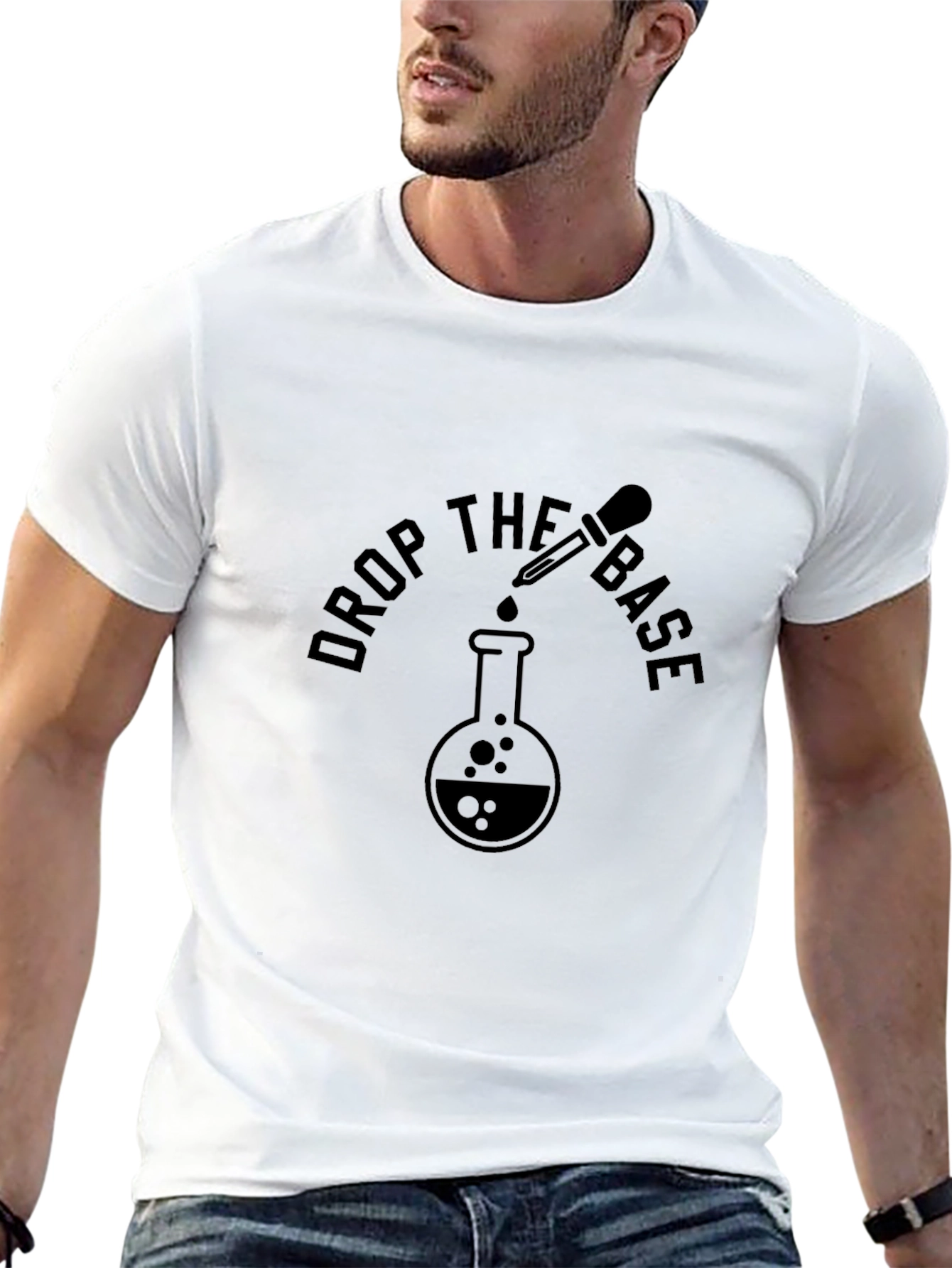 Drop the Base T-Shirt - Science EDM Design