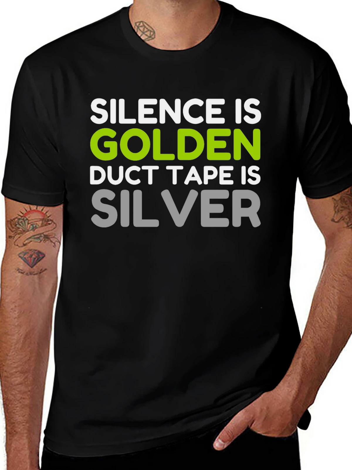 Silence is Golden Funny T-Shirt