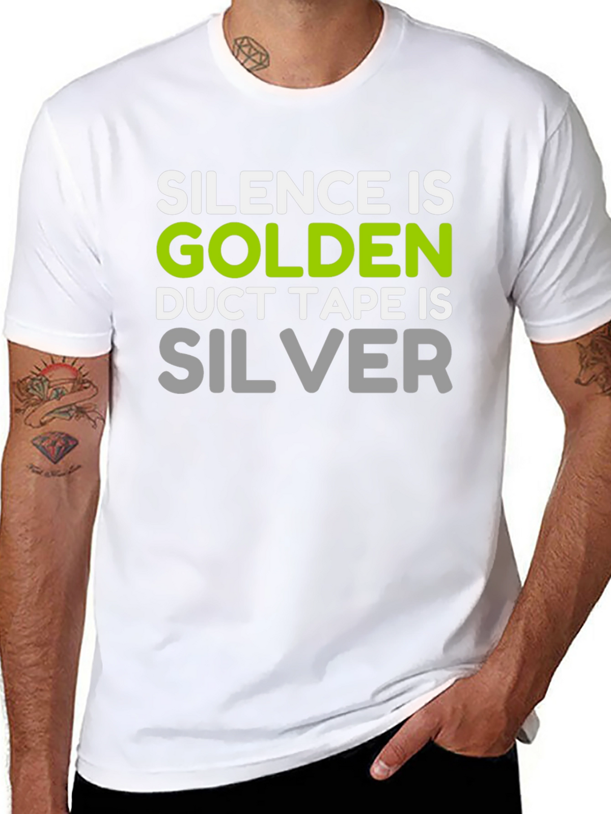 Silence is Golden Funny T-Shirt