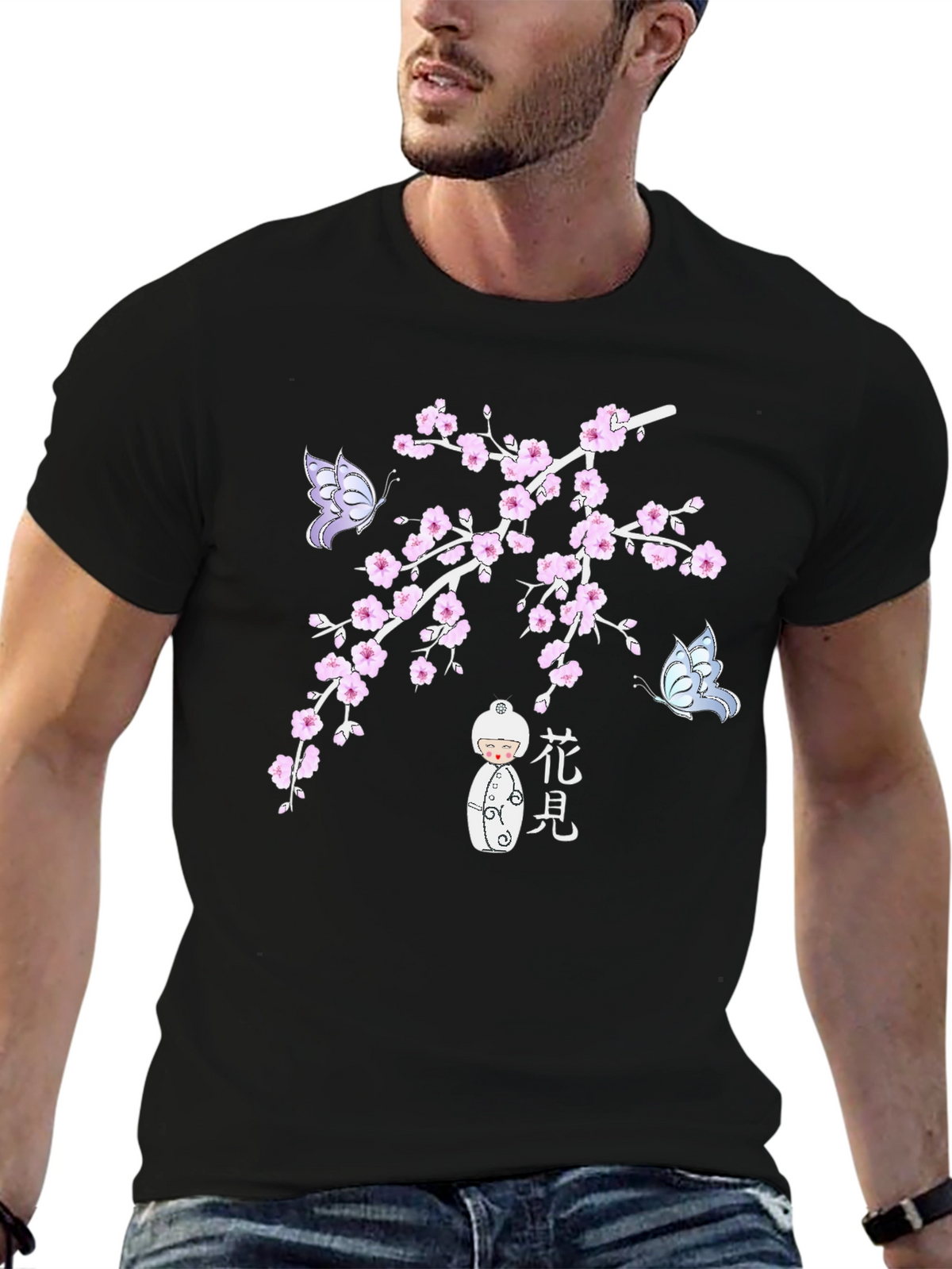 Floral Butterfly Graphic T-Shirt