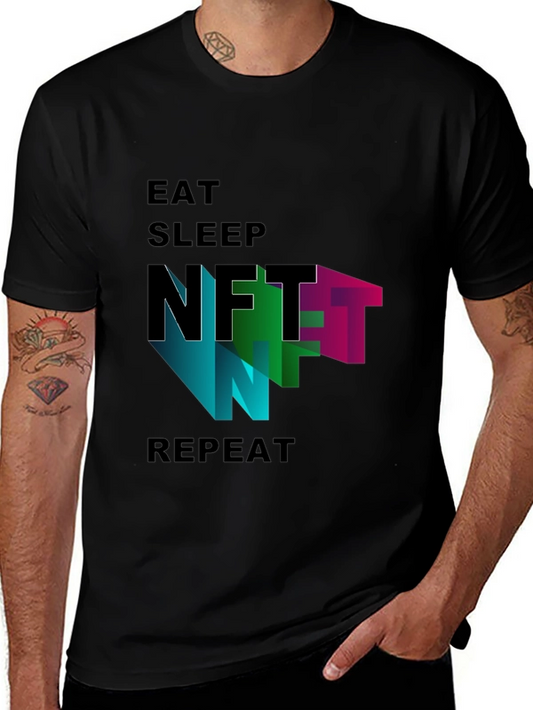 Eat Sleep NFT Repeat T-Shirt