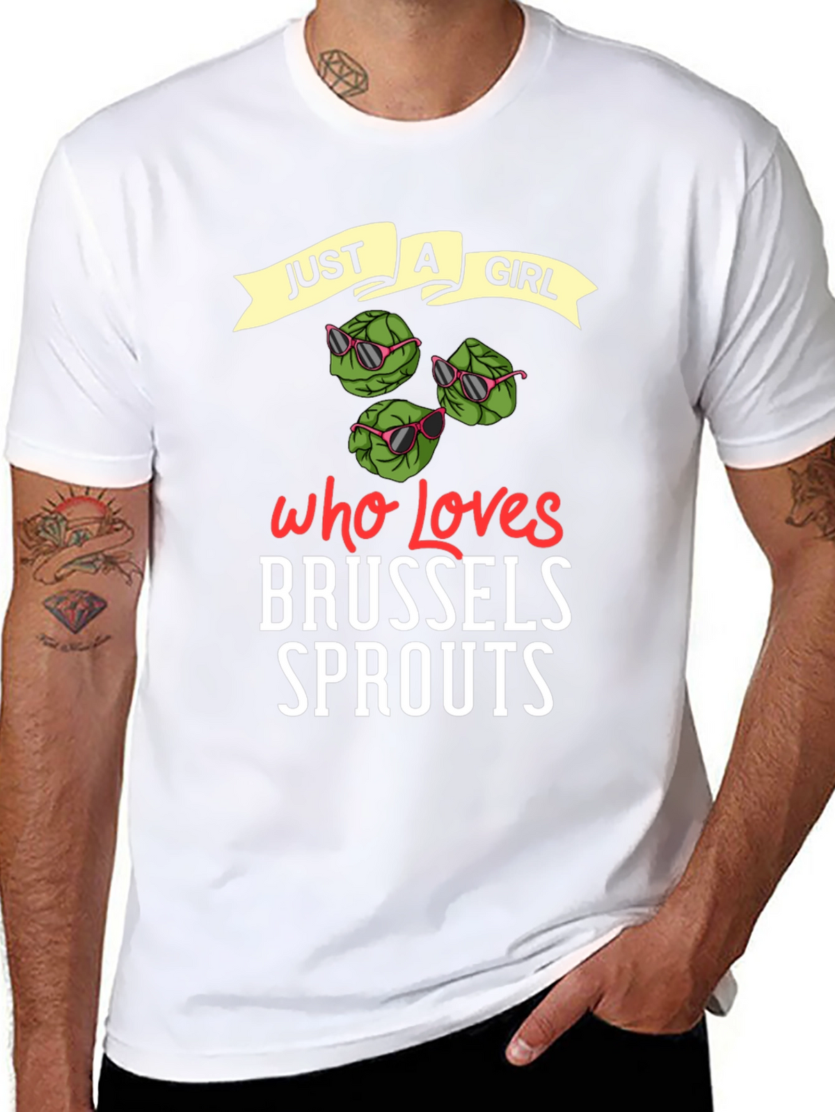 Just a Girl Who Loves Brussels Sprouts T-Shirt