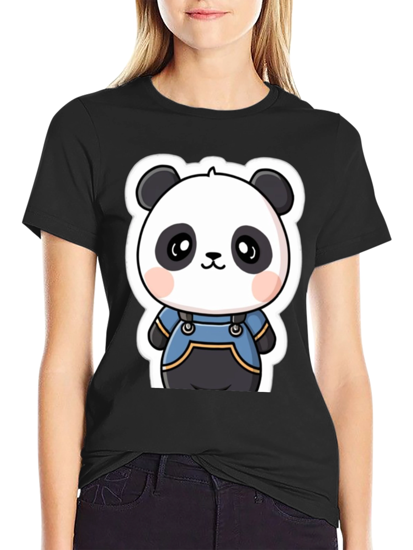 Cute Panda Bear Graphic Tee