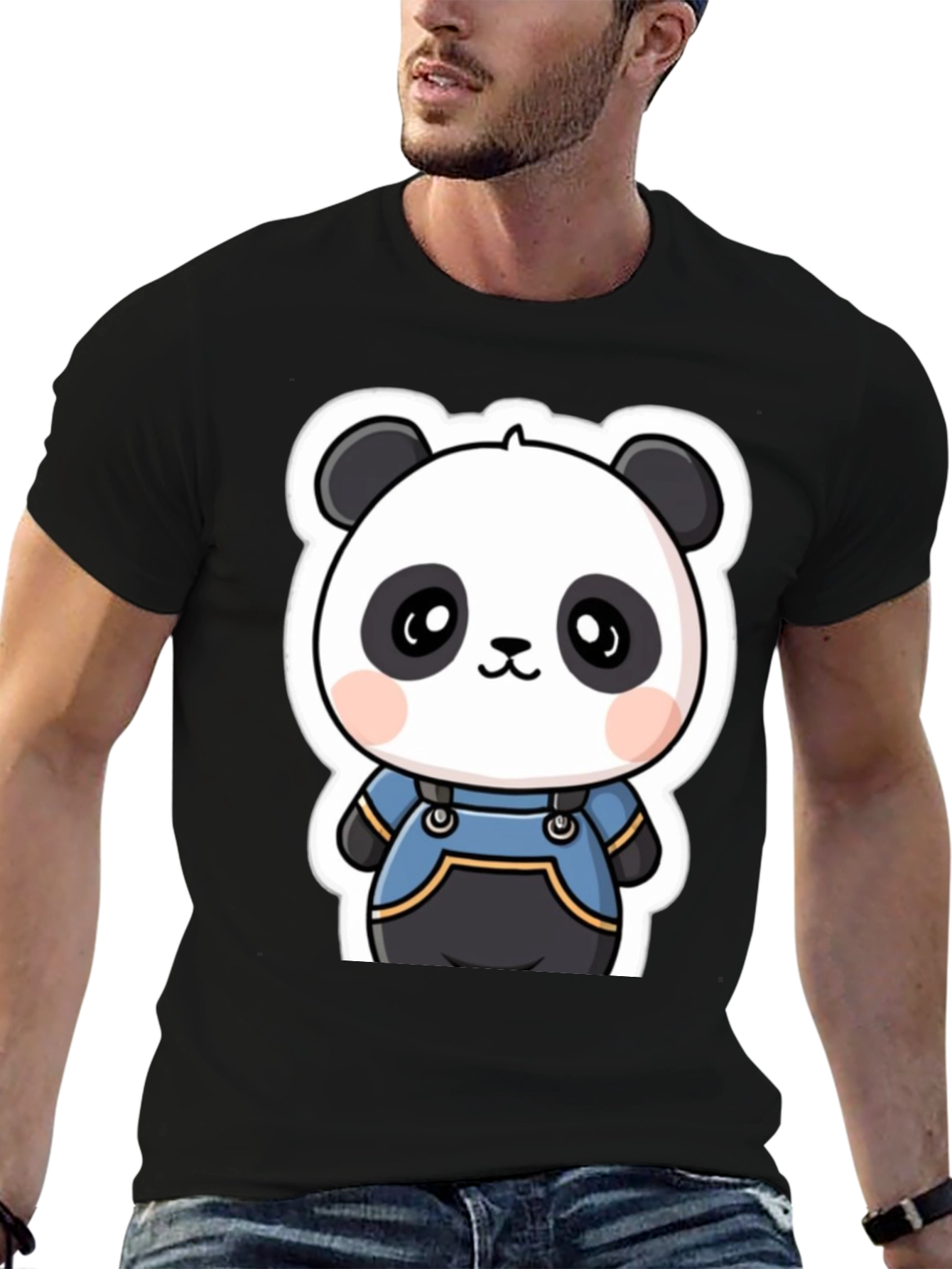 Cute Panda Bear Graphic Tee