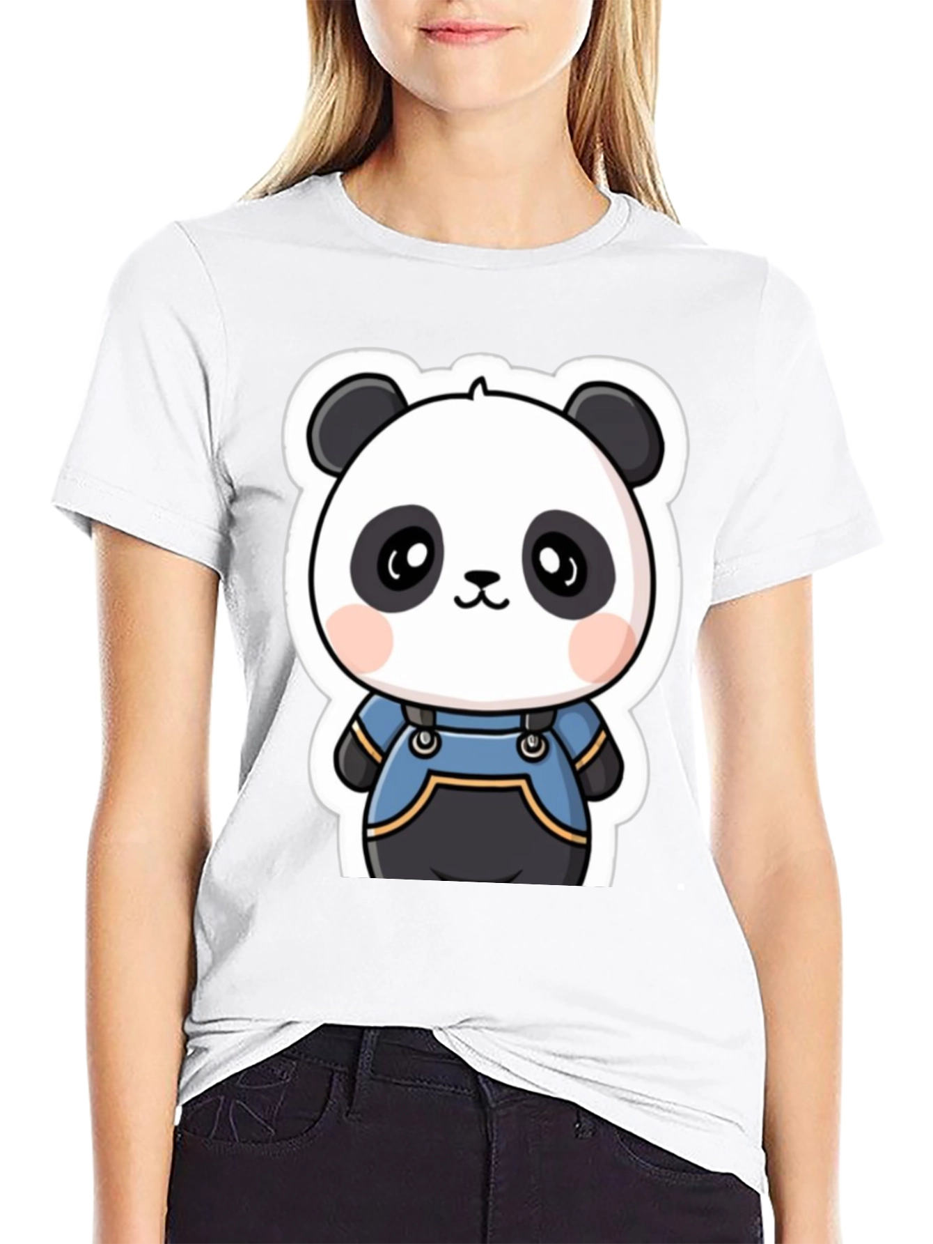 Cute Panda Bear Graphic Tee