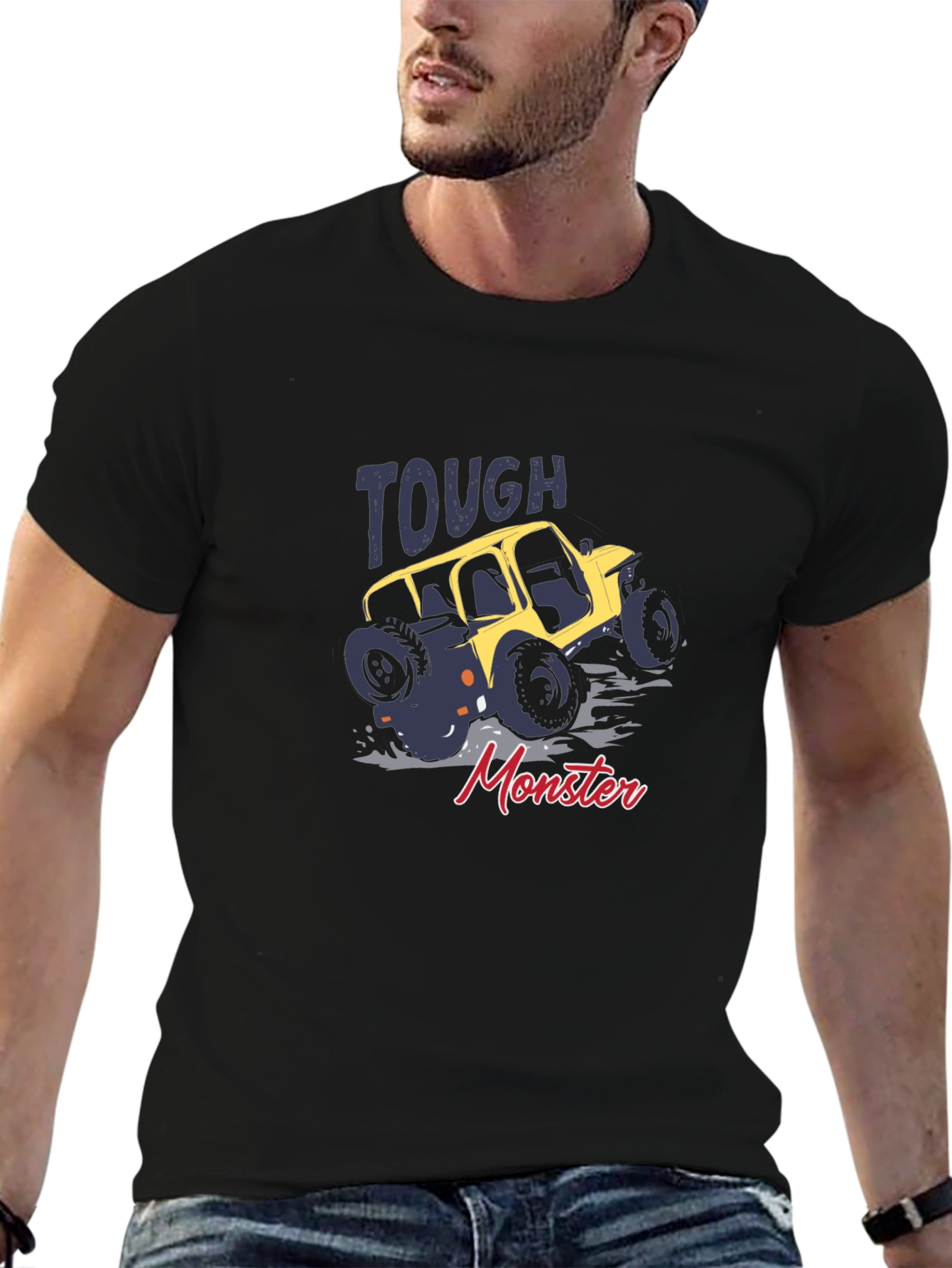 Tough Monster Truck Graphic T-Shirt