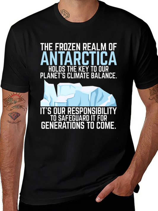 Antarctica Climate Balance Graphic T-Shirt