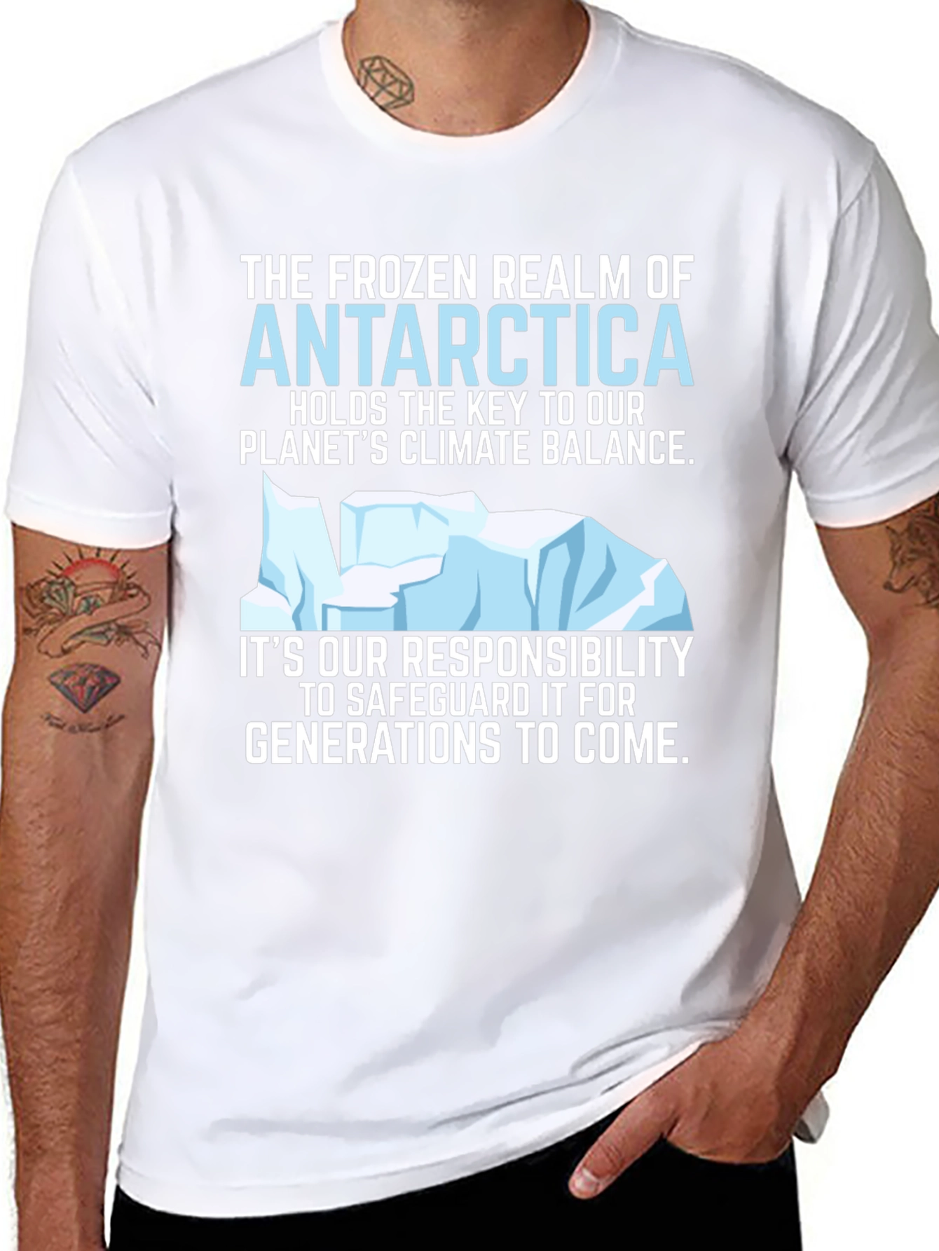 Antarctica Climate Balance Graphic T-Shirt