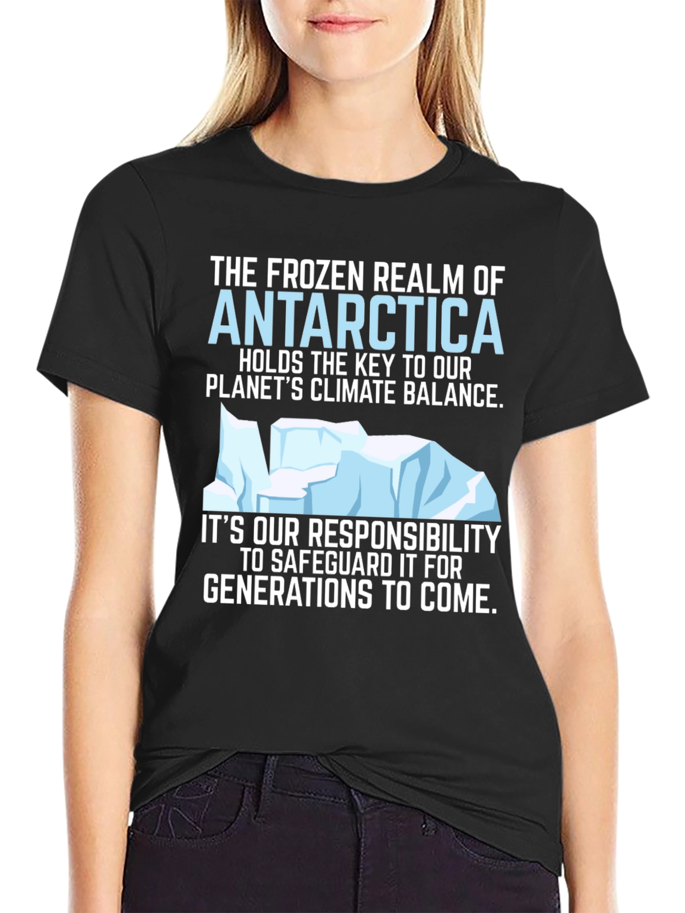 Antarctica Climate Balance Graphic T-Shirt