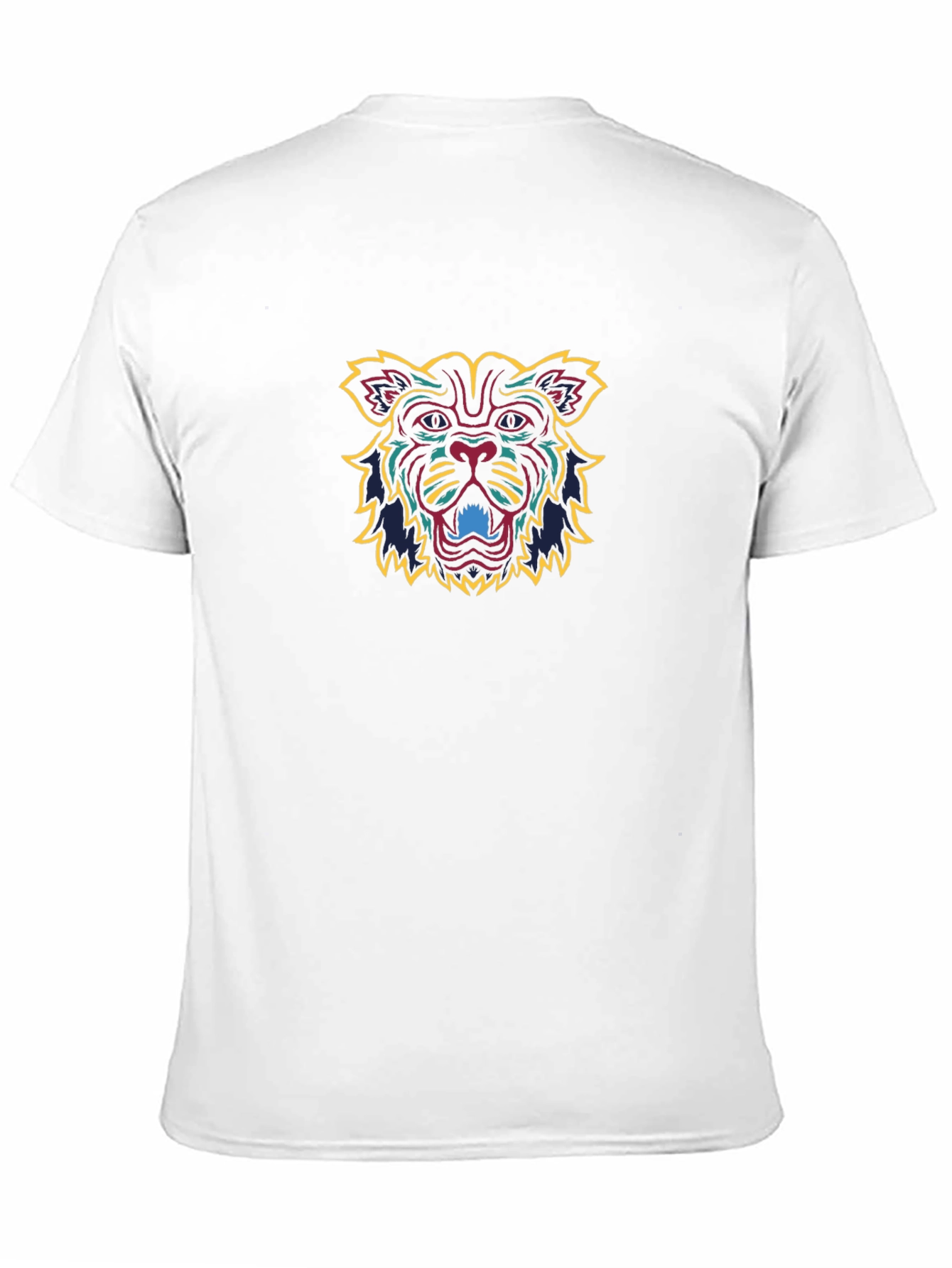 Bold Graphic Tee - Lion Design