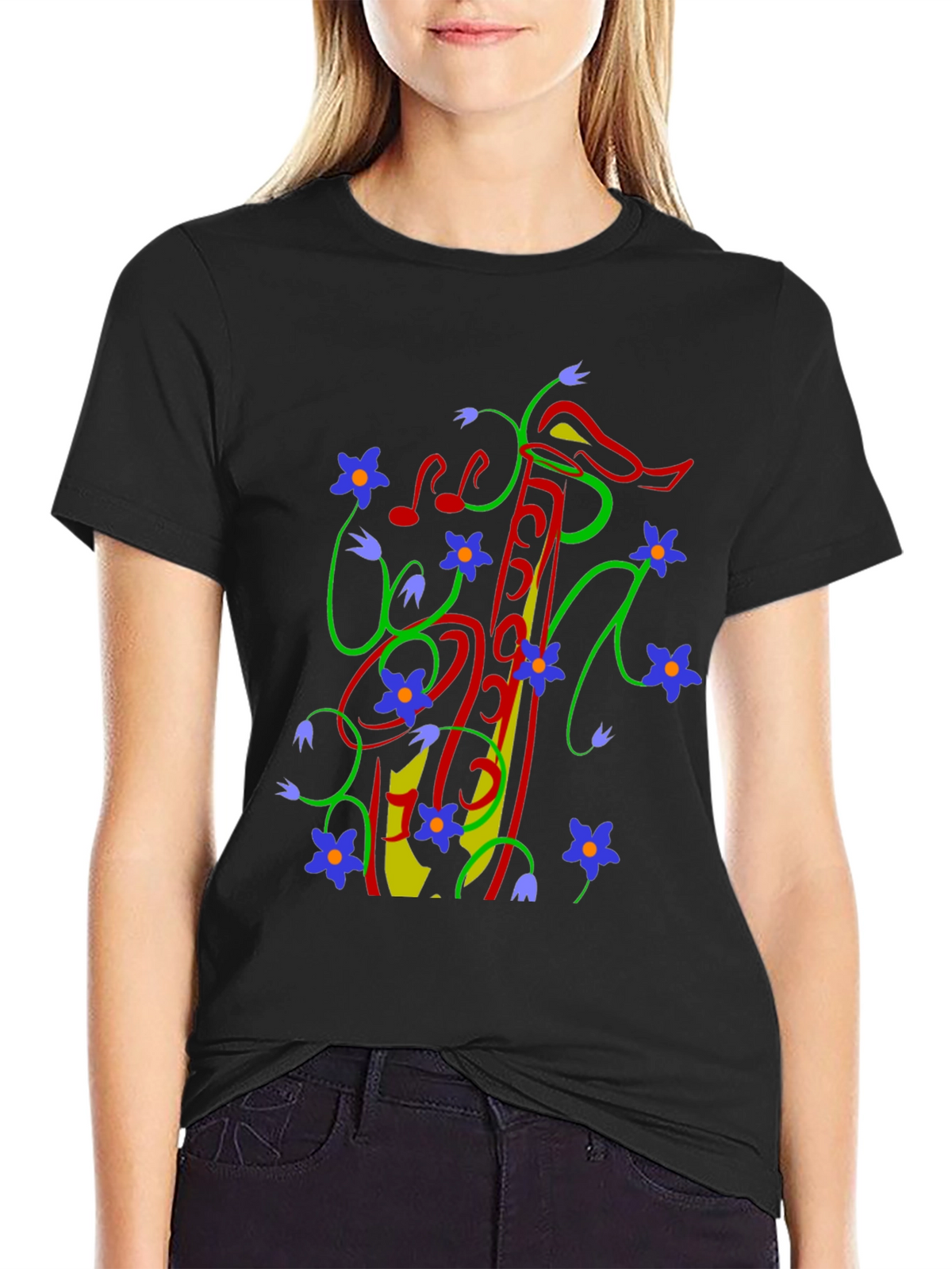 Musical Flowers Tee
