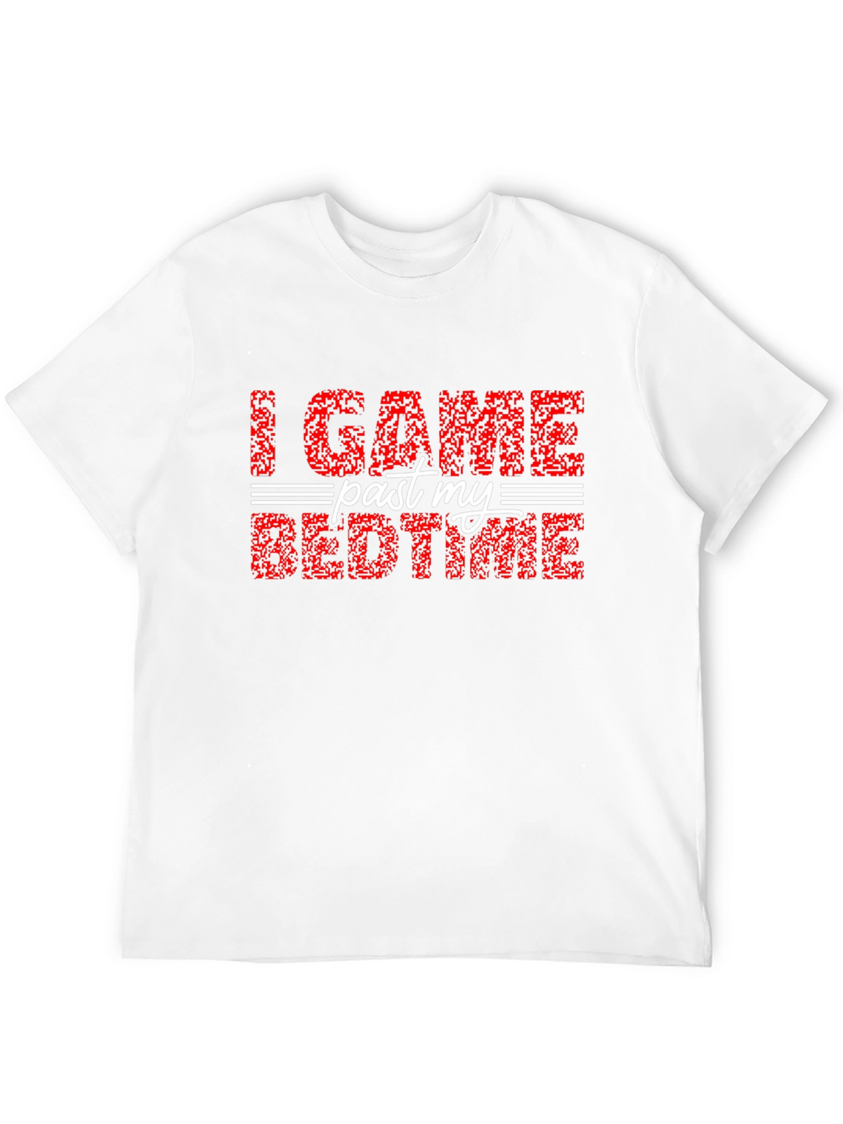 I Game Past My Bedtime Black T-Shirt