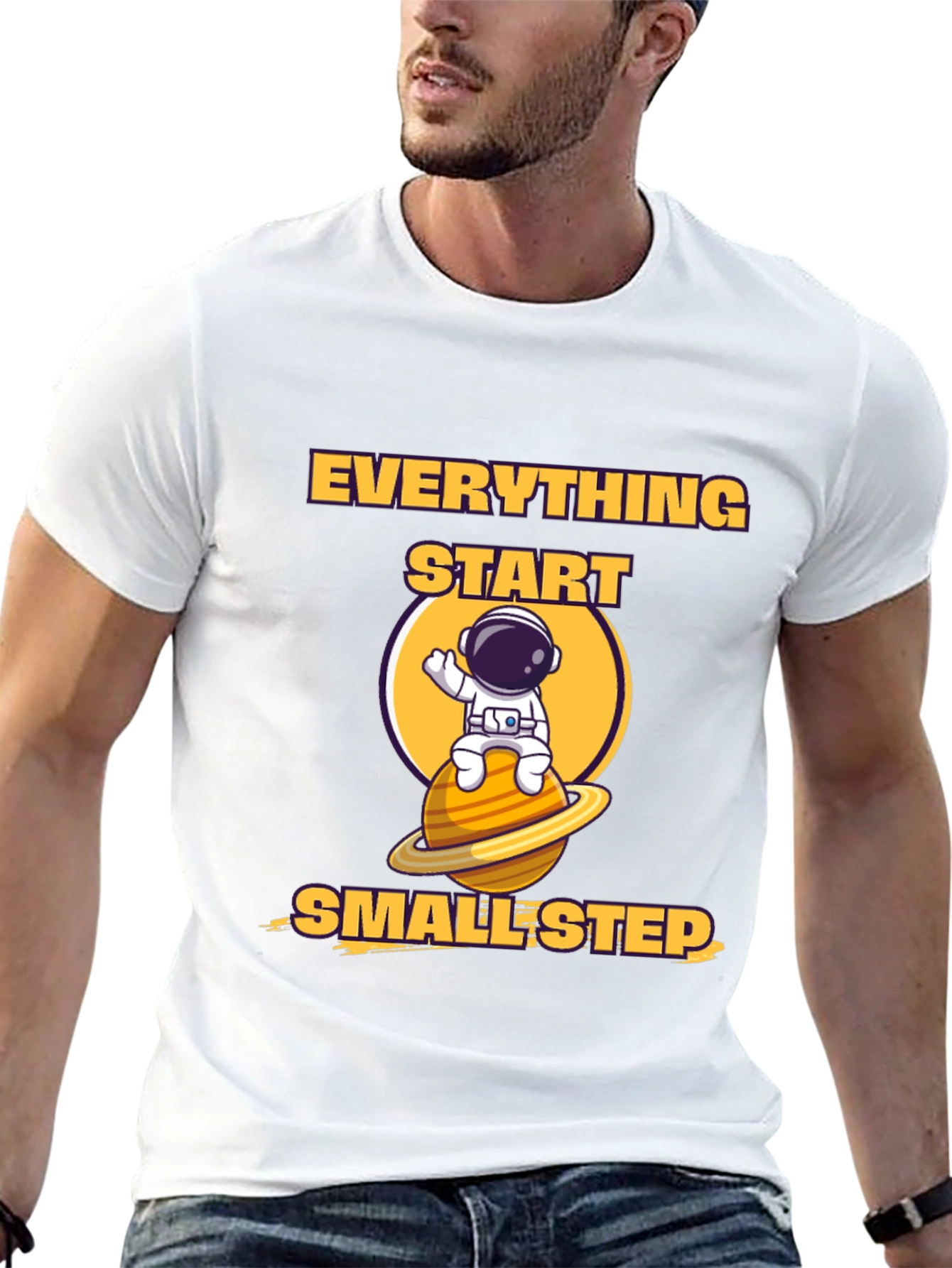 Everything Starts Smallest Step T-Shirt
