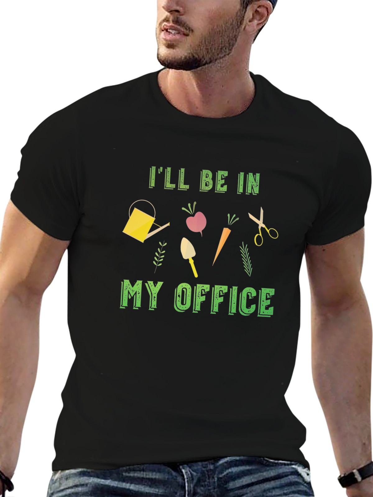 Gardeners Office T-Shirt - Black