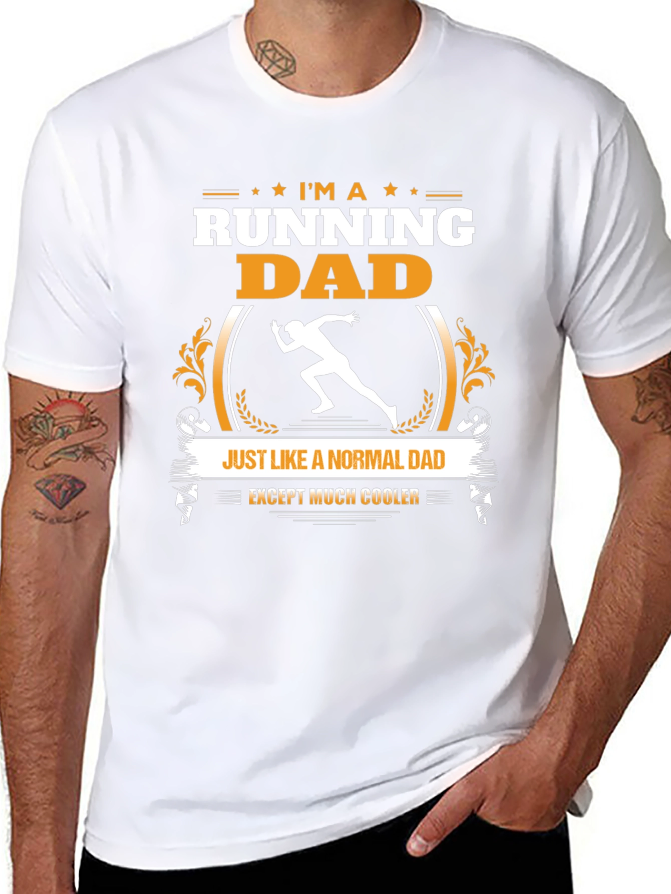 Running Dad T-Shirt - Cool Dad Tee