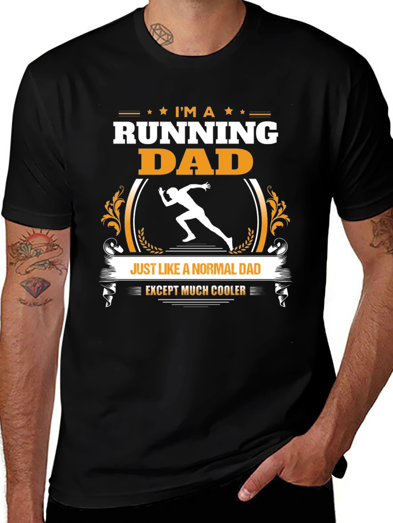 Running Dad T-Shirt - Cool Dad Tee