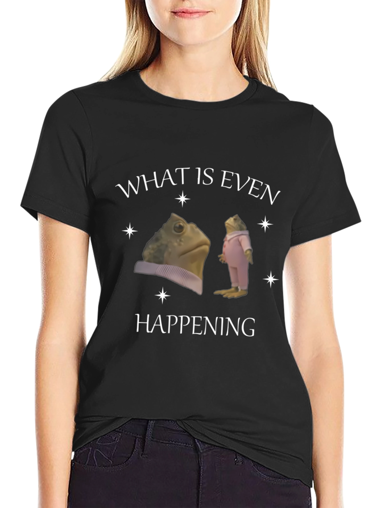 What is Even Happening Frog T-Shirt