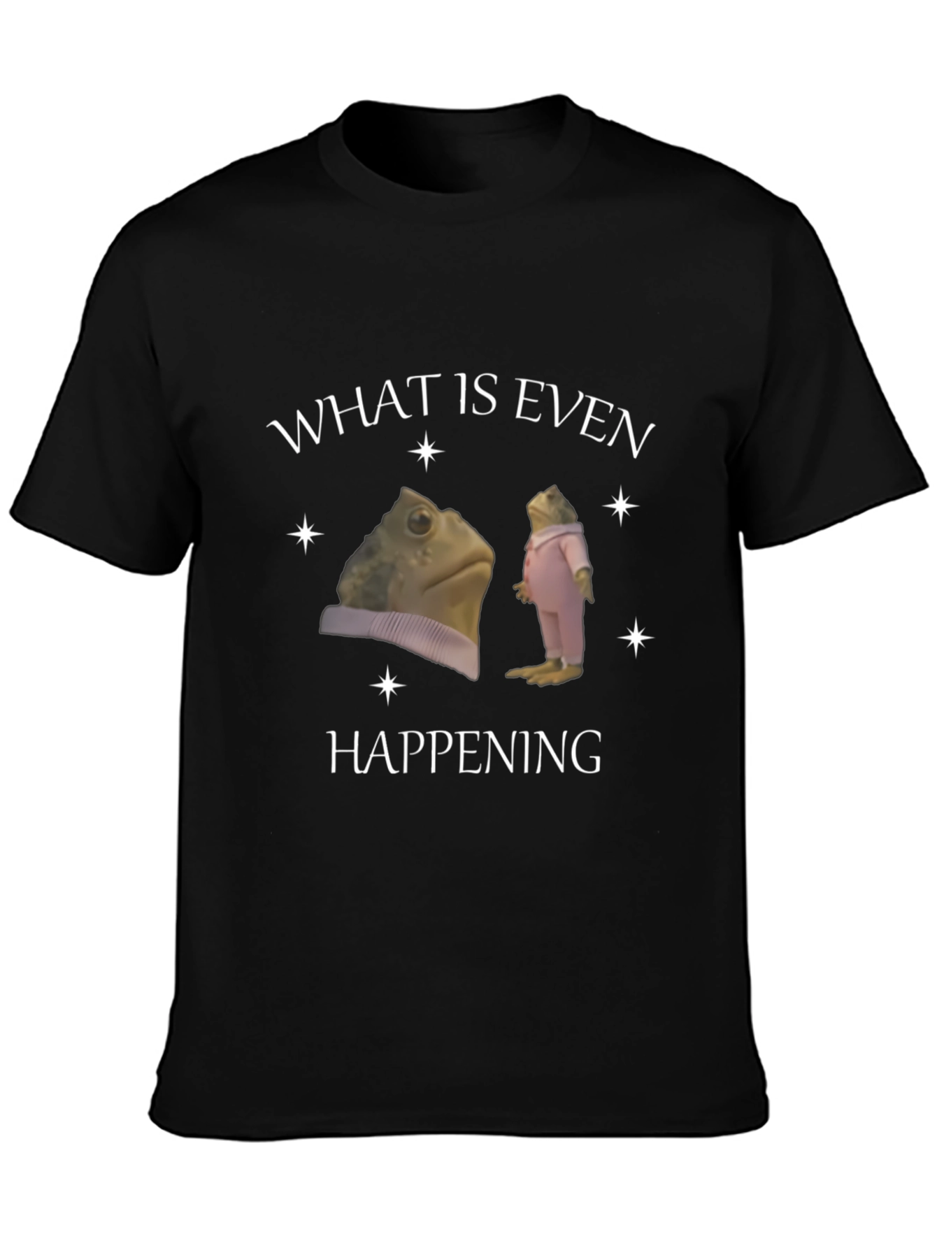 What is Even Happening Frog T-Shirt