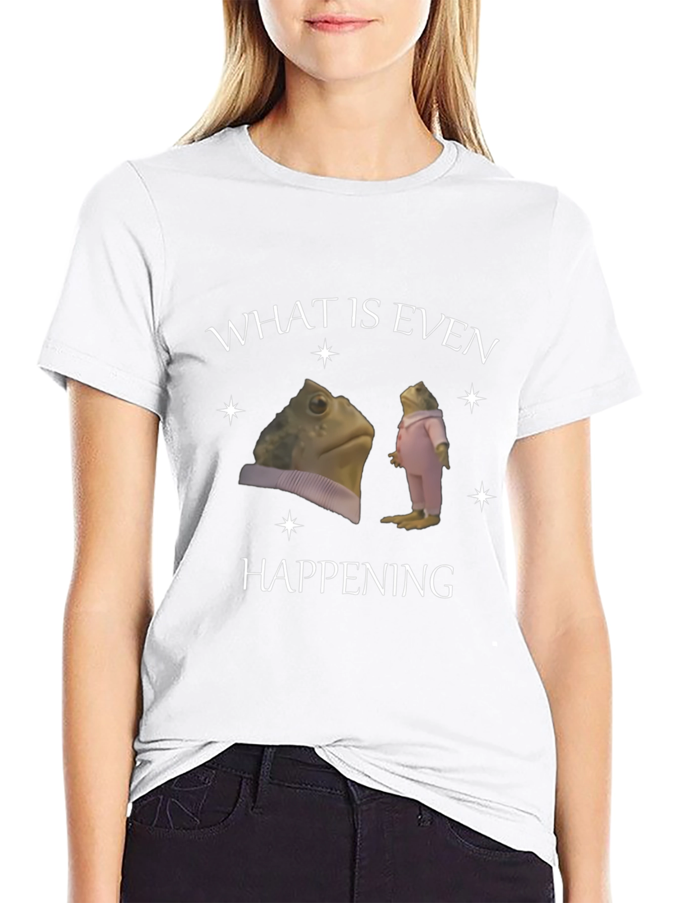 What is Even Happening Frog T-Shirt
