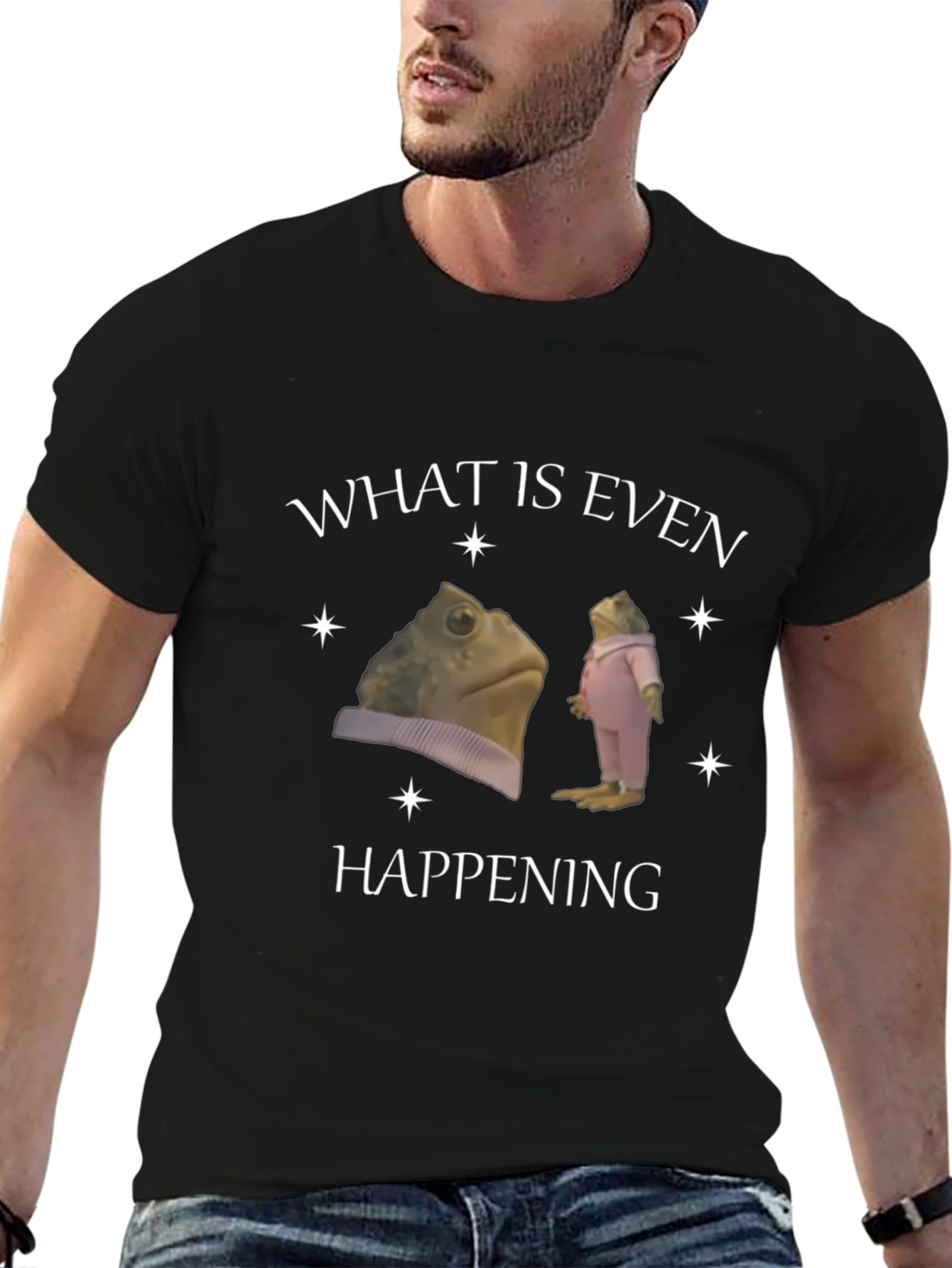 What is Even Happening Frog T-Shirt