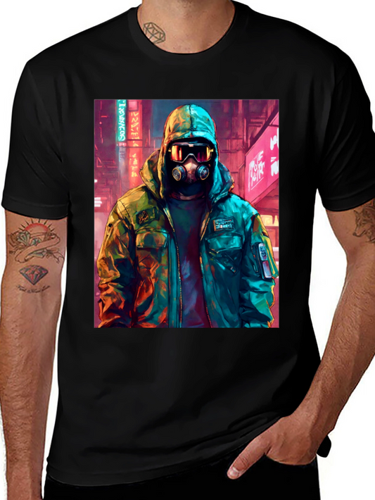 Cyberpunk Gas Mask T-Shirt