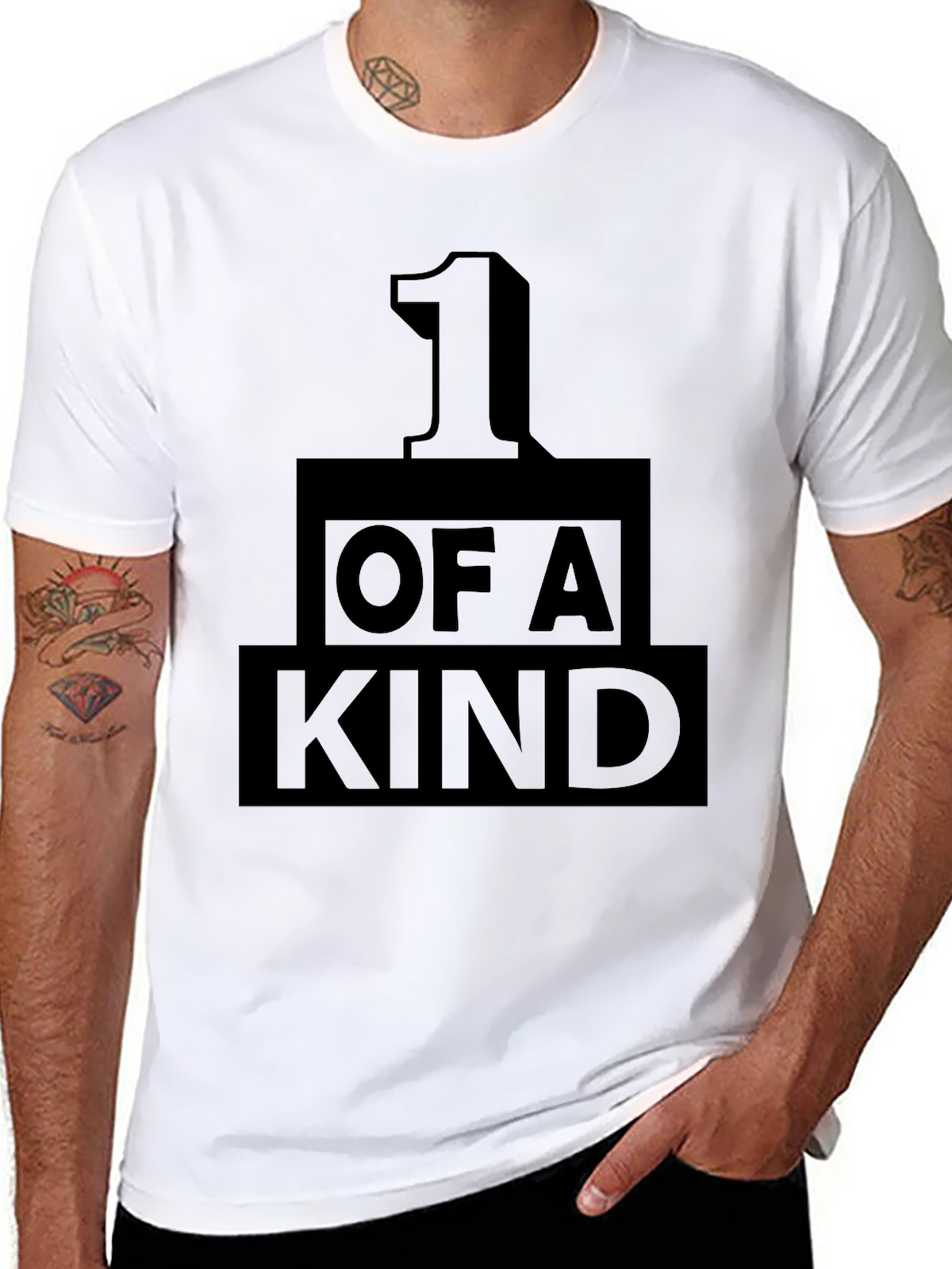 One of a Kind Black Graphic Tee