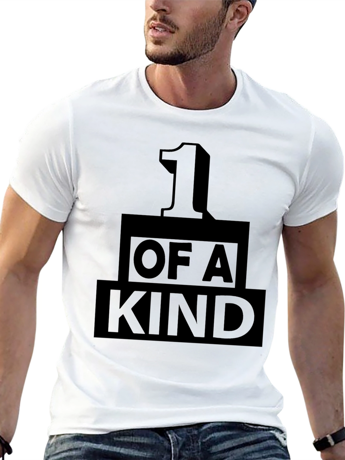 One of a Kind Black Graphic Tee