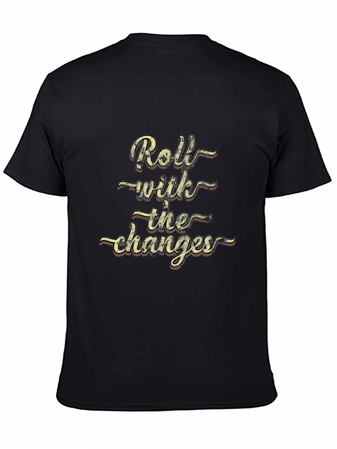 Roll With the Changes Graphic Tee - Black
