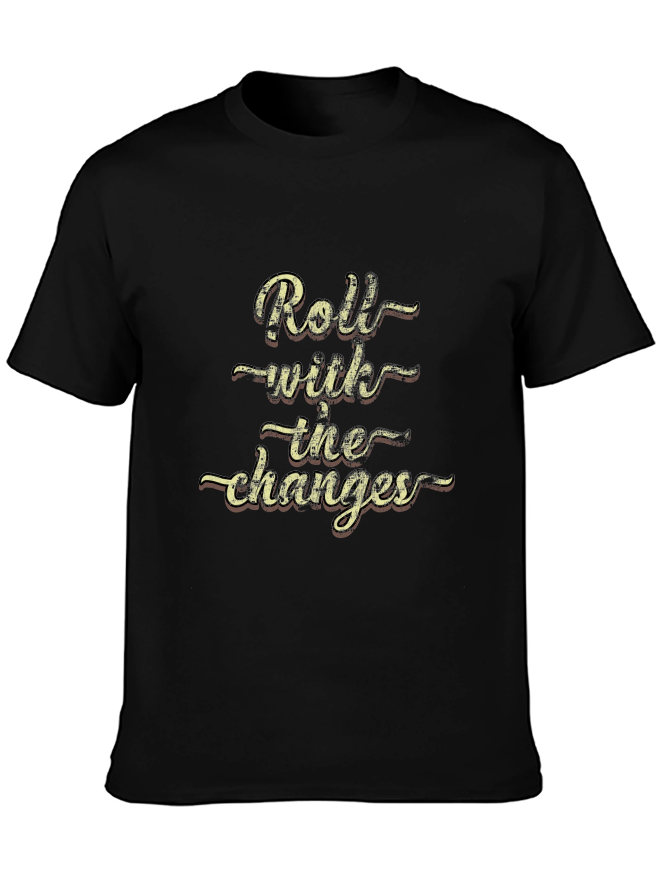 Roll With the Changes Graphic Tee - Black