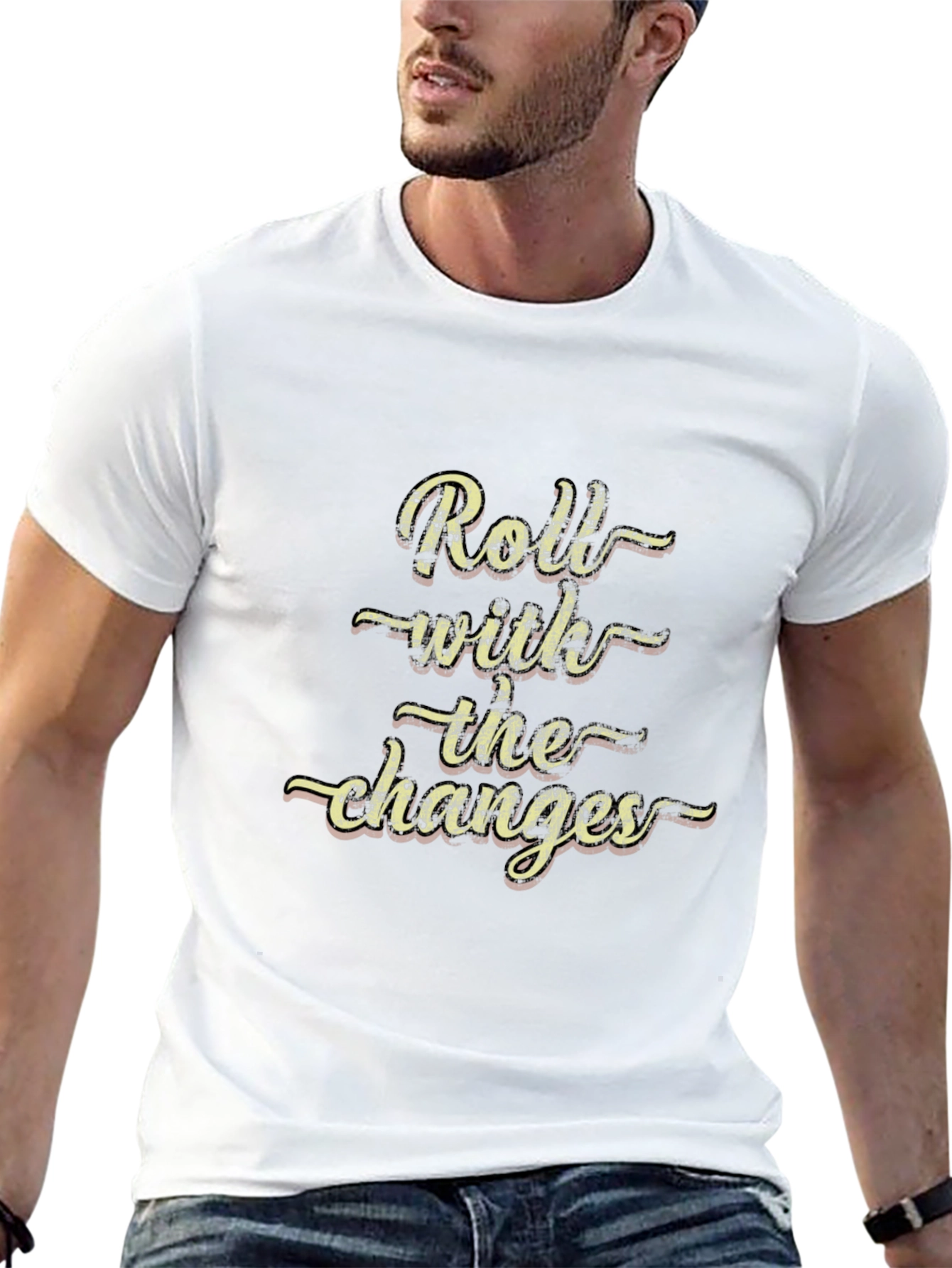 Roll With the Changes Graphic Tee - Black