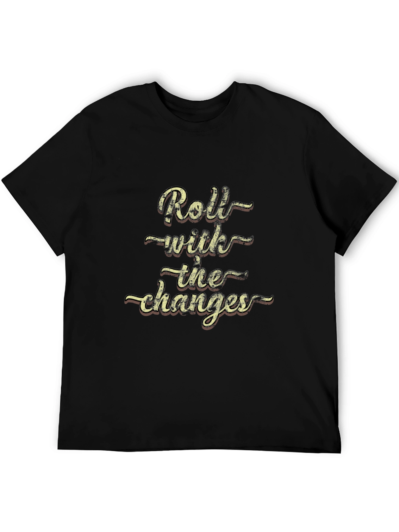 Roll With the Changes Graphic Tee - Black