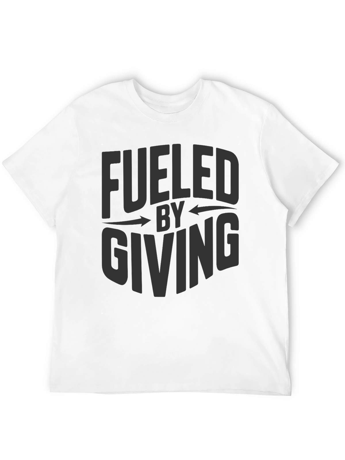 Fueled By Giving Graphic Tee - Stylish Comfort
