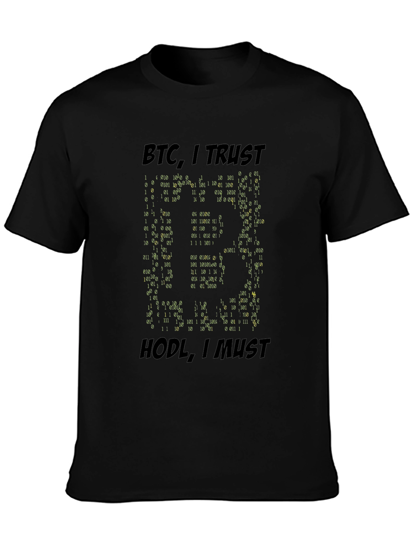 BTC I Trust Crypto HODL T-Shirt - Bitcoin