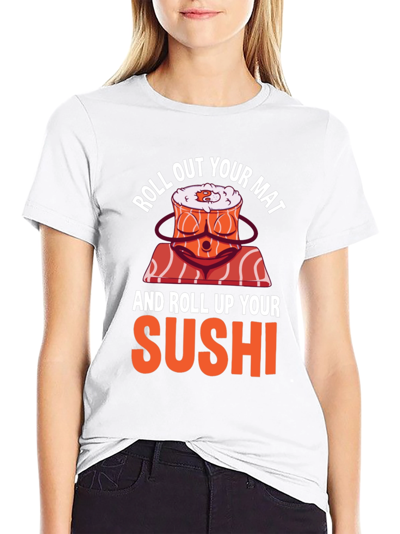 Roll Out Your Mat Sushi T-Shirt