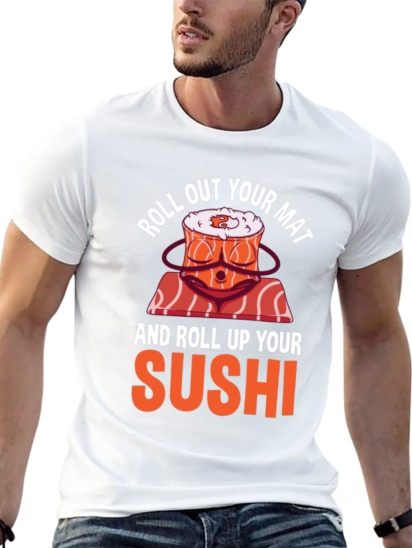 Roll Out Your Mat Sushi T-Shirt