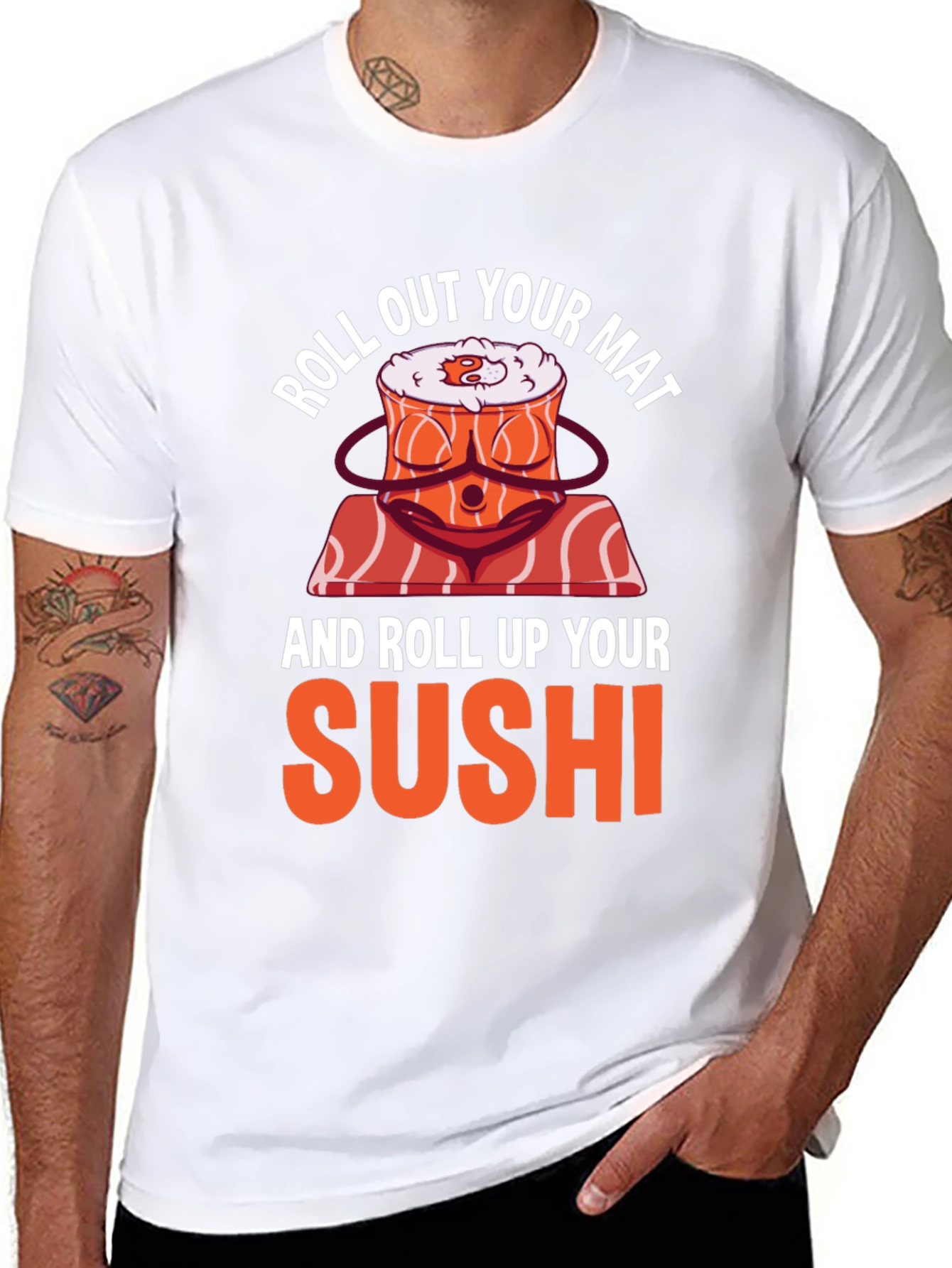 Roll Out Your Mat Sushi T-Shirt