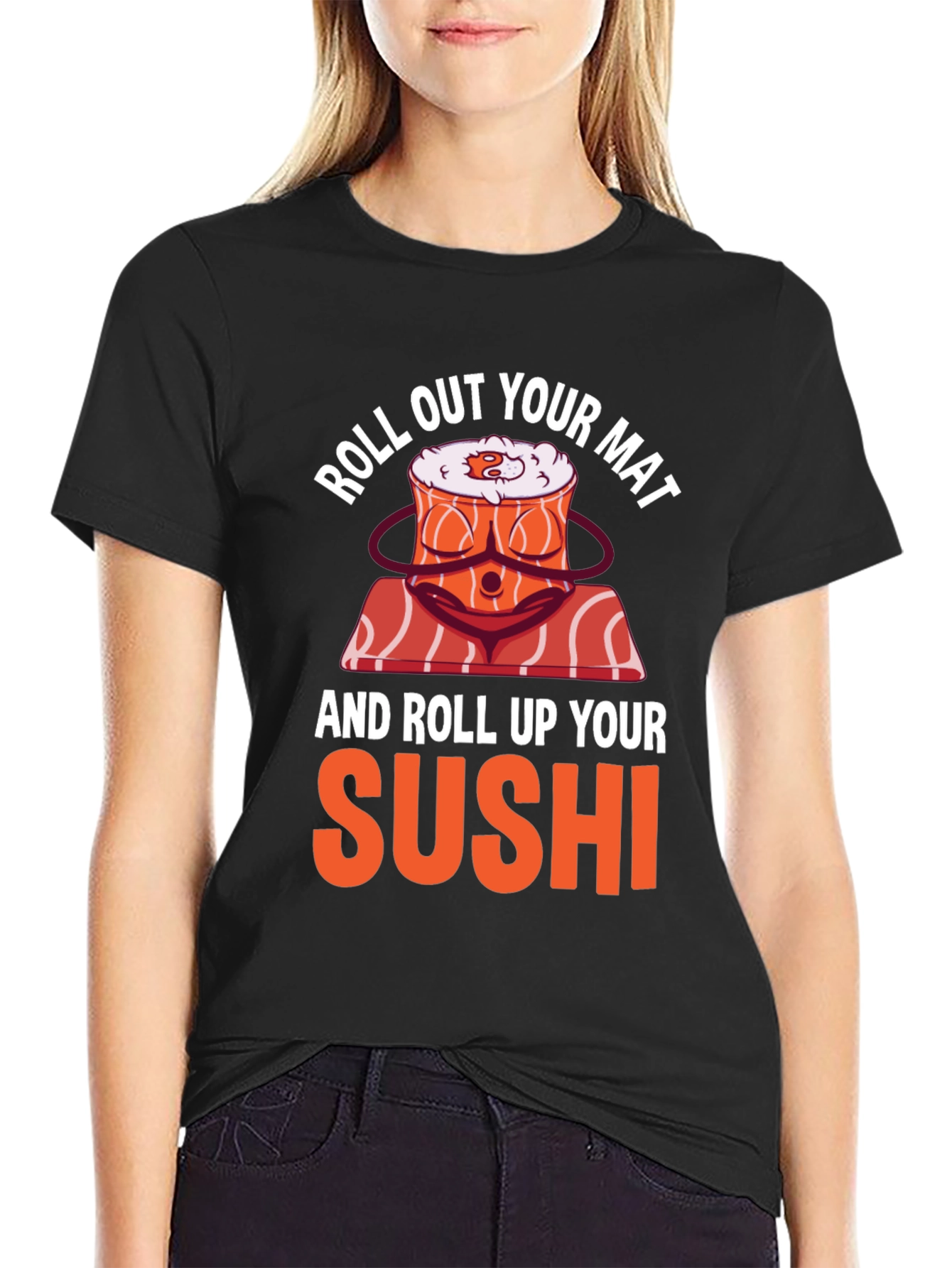 Roll Out Your Mat Sushi T-Shirt