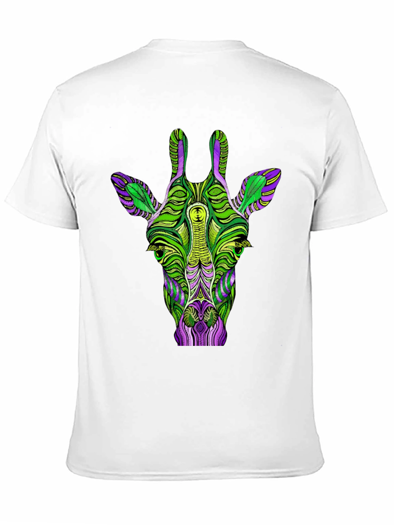 Psychedelic Giraffe Graphic T-Shirt