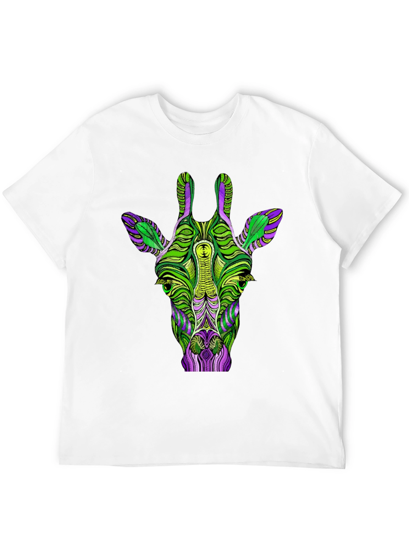 Psychedelic Giraffe Graphic T-Shirt