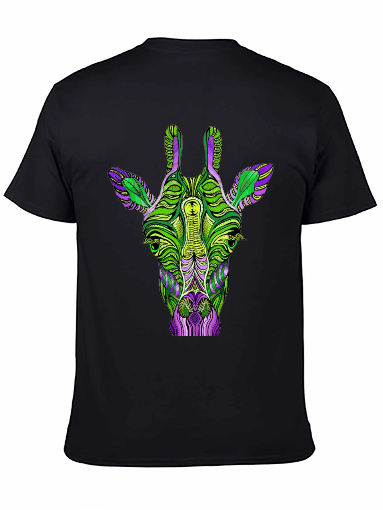 Psychedelic Giraffe Graphic T-Shirt
