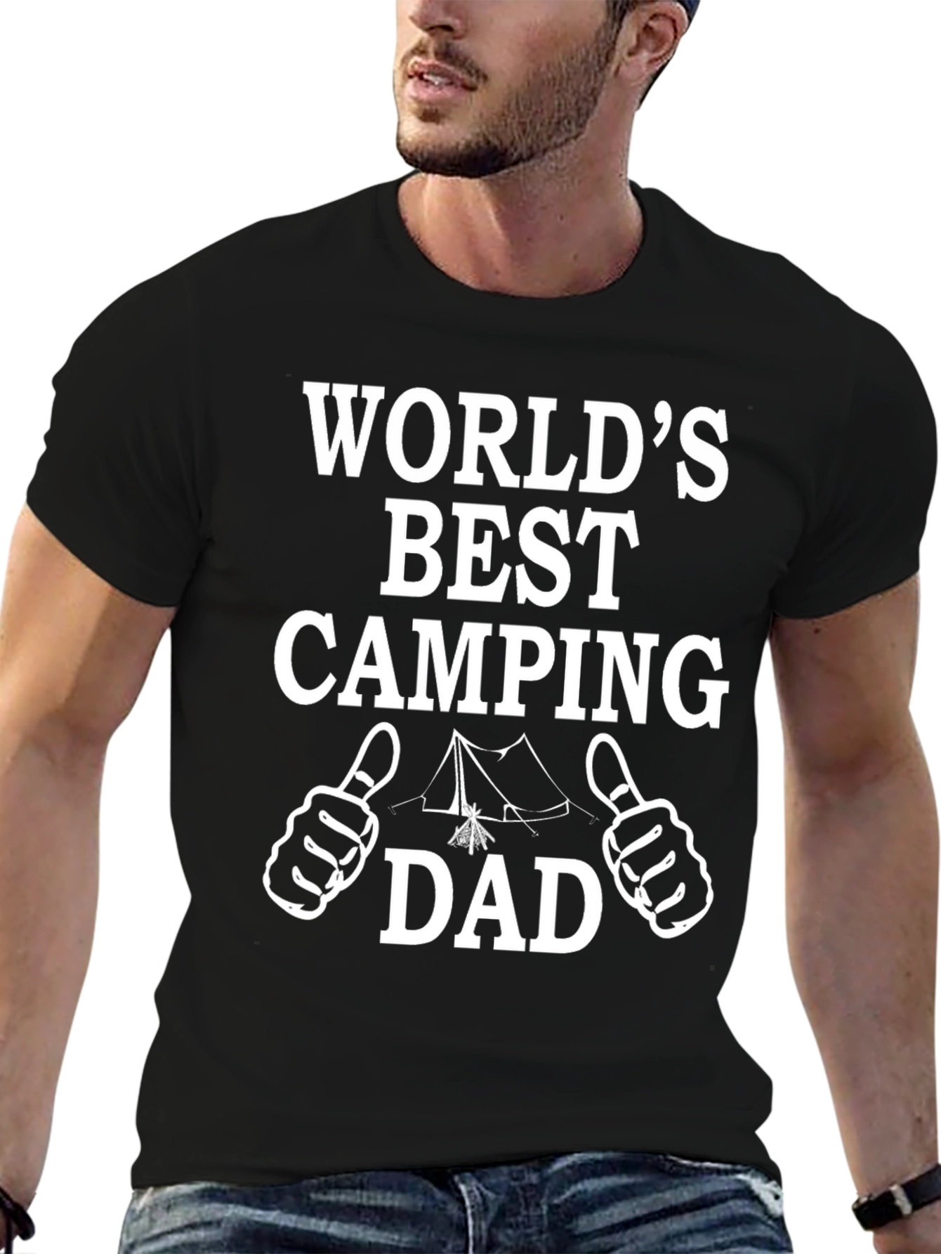 Worlds Best Camping Dad T-Shirt