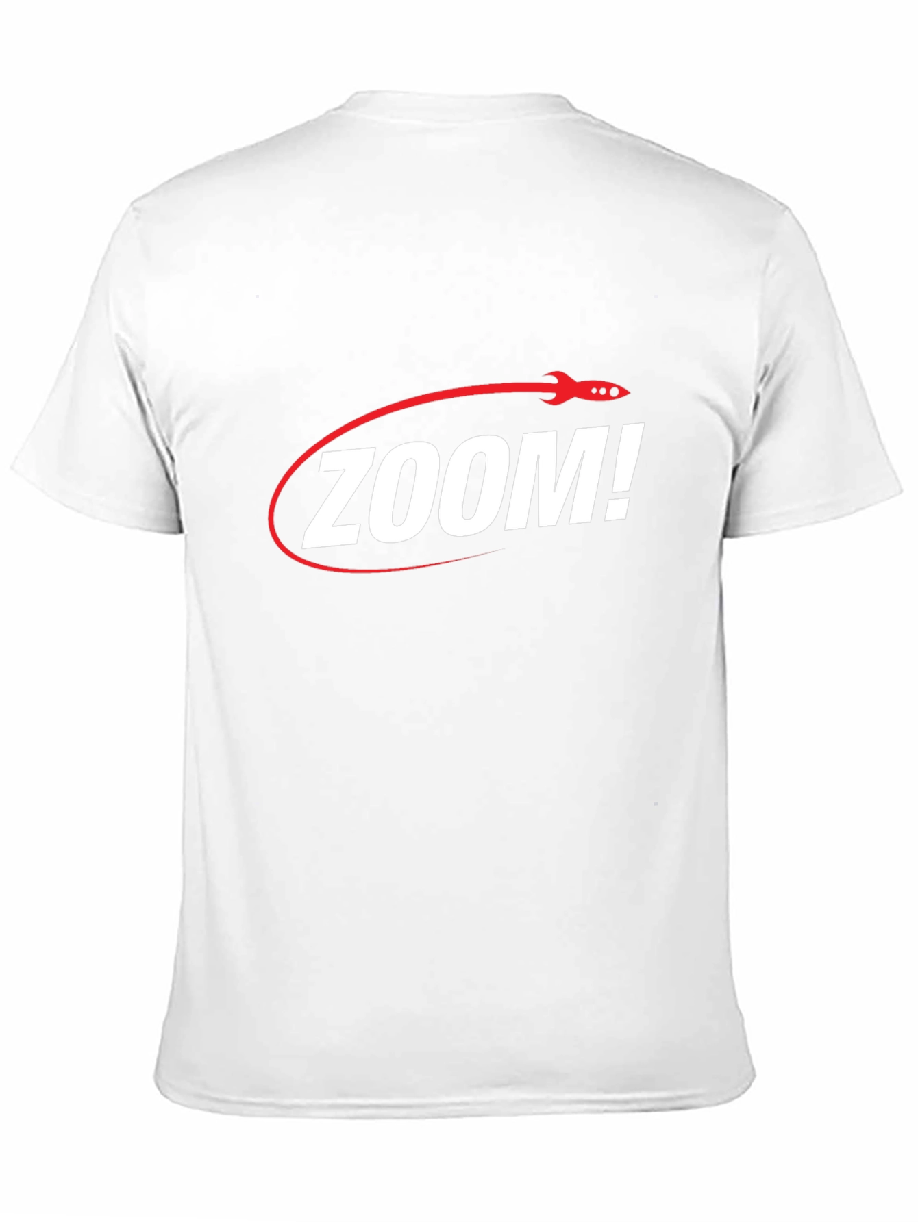 Zoom! Rocket Graphic T-Shirt - Sleek Black Tee