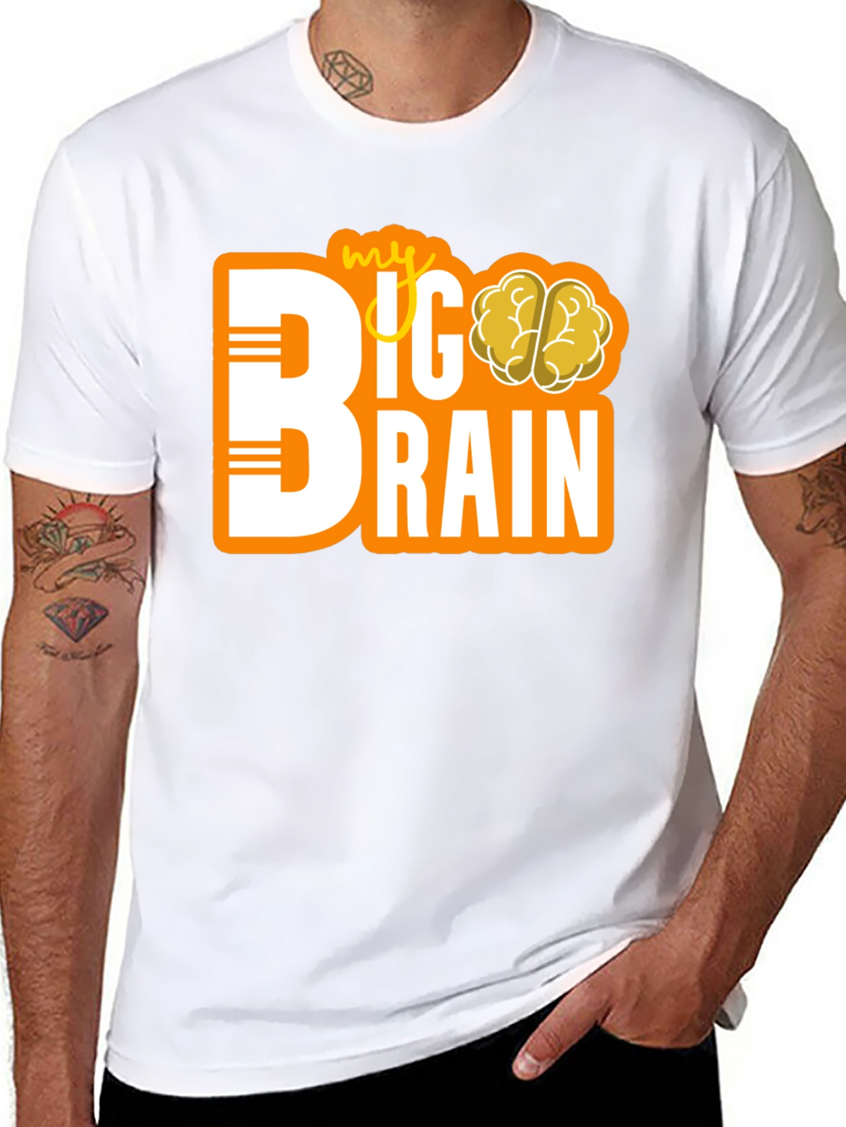 My Big Brain T-Shirt - Funny Graphic Tee