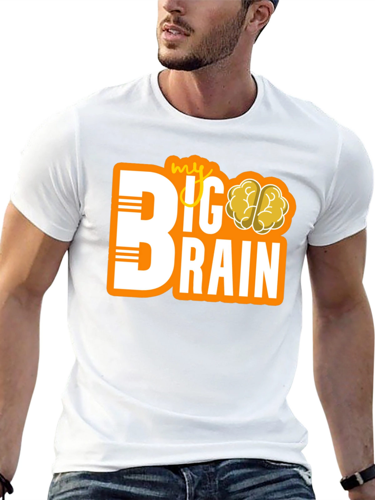 My Big Brain T-Shirt - Funny Graphic Tee