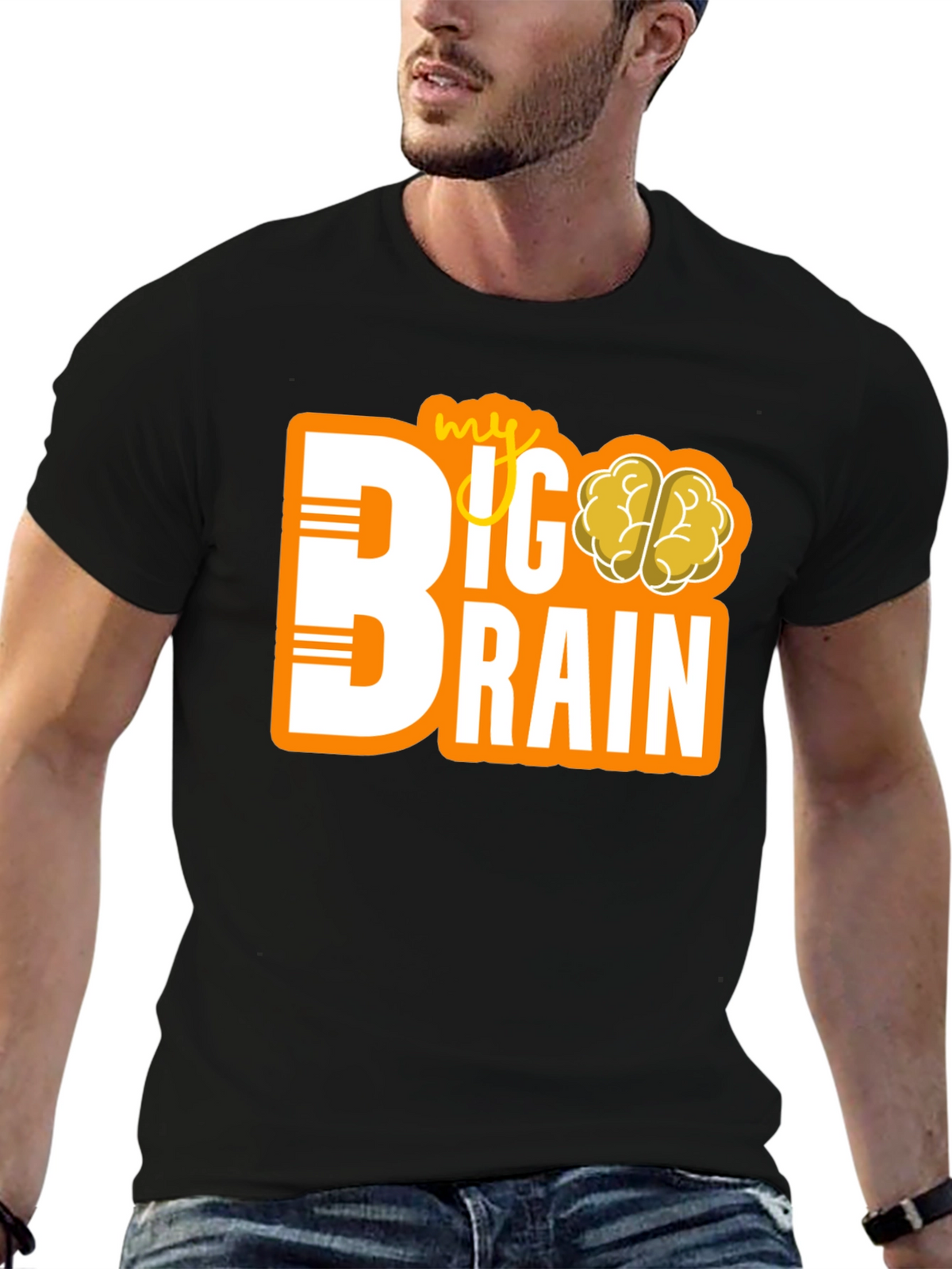 My Big Brain T-Shirt - Funny Graphic Tee