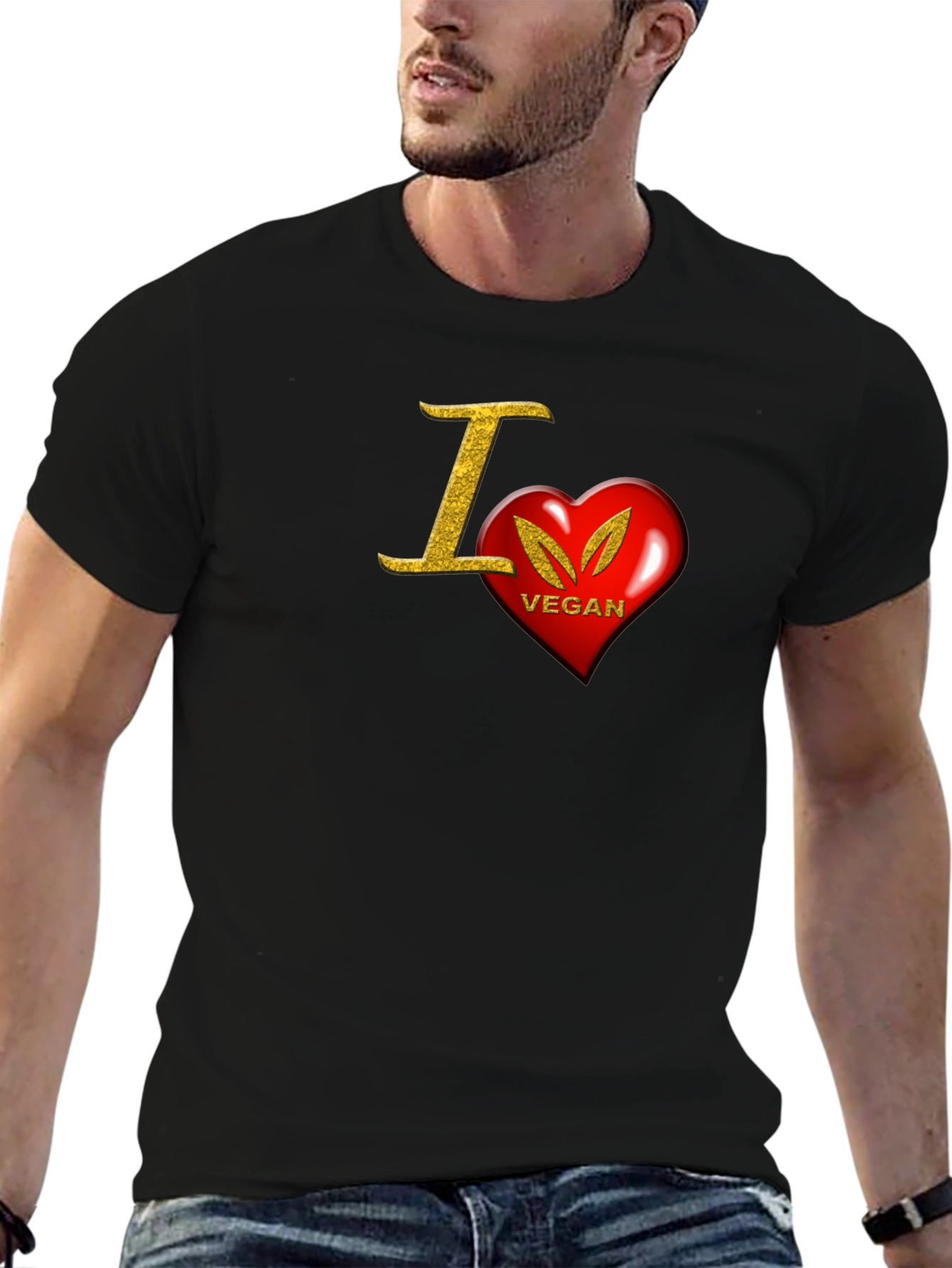 I Love Vegan T-Shirt