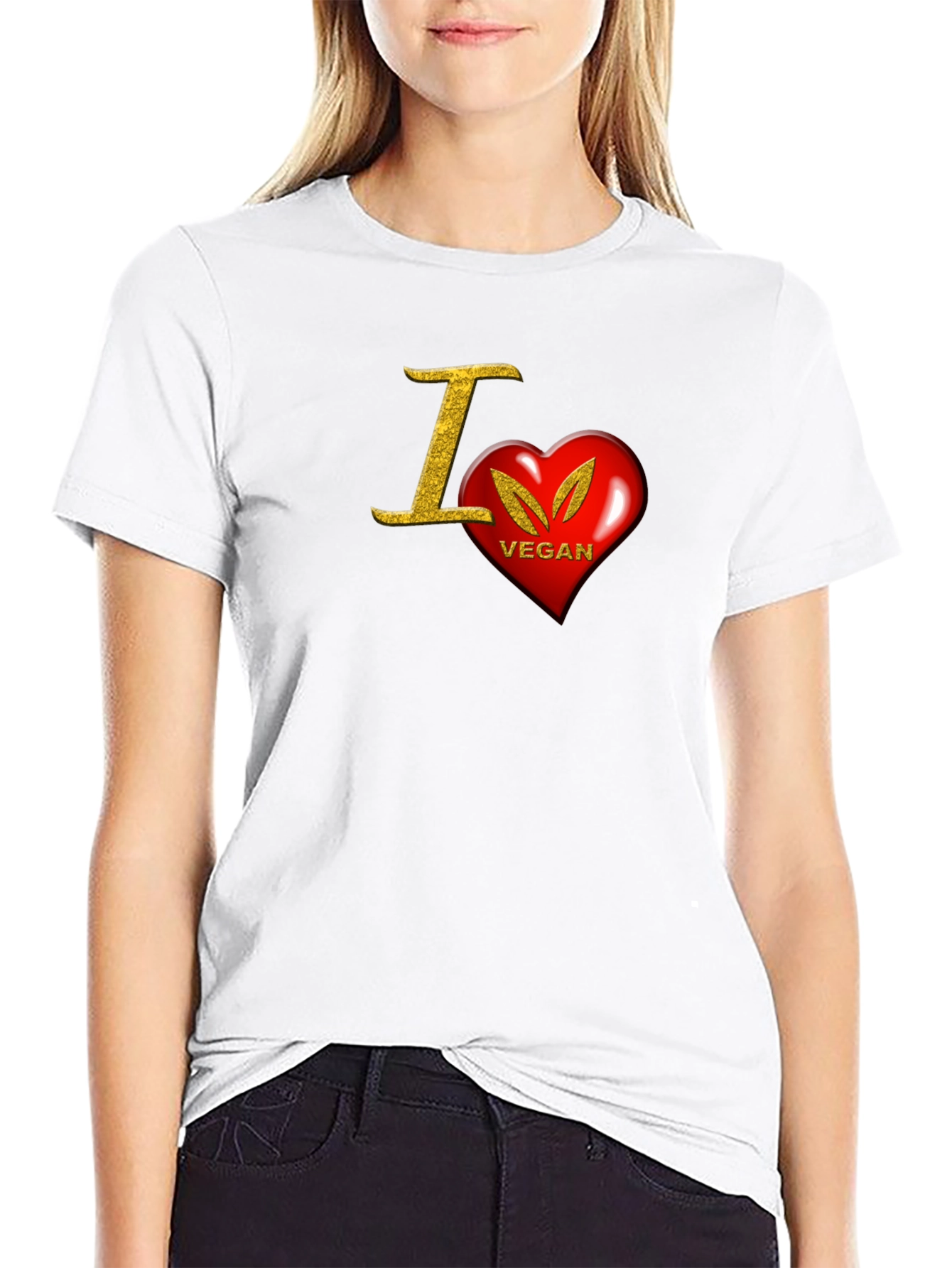 I Love Vegan T-Shirt