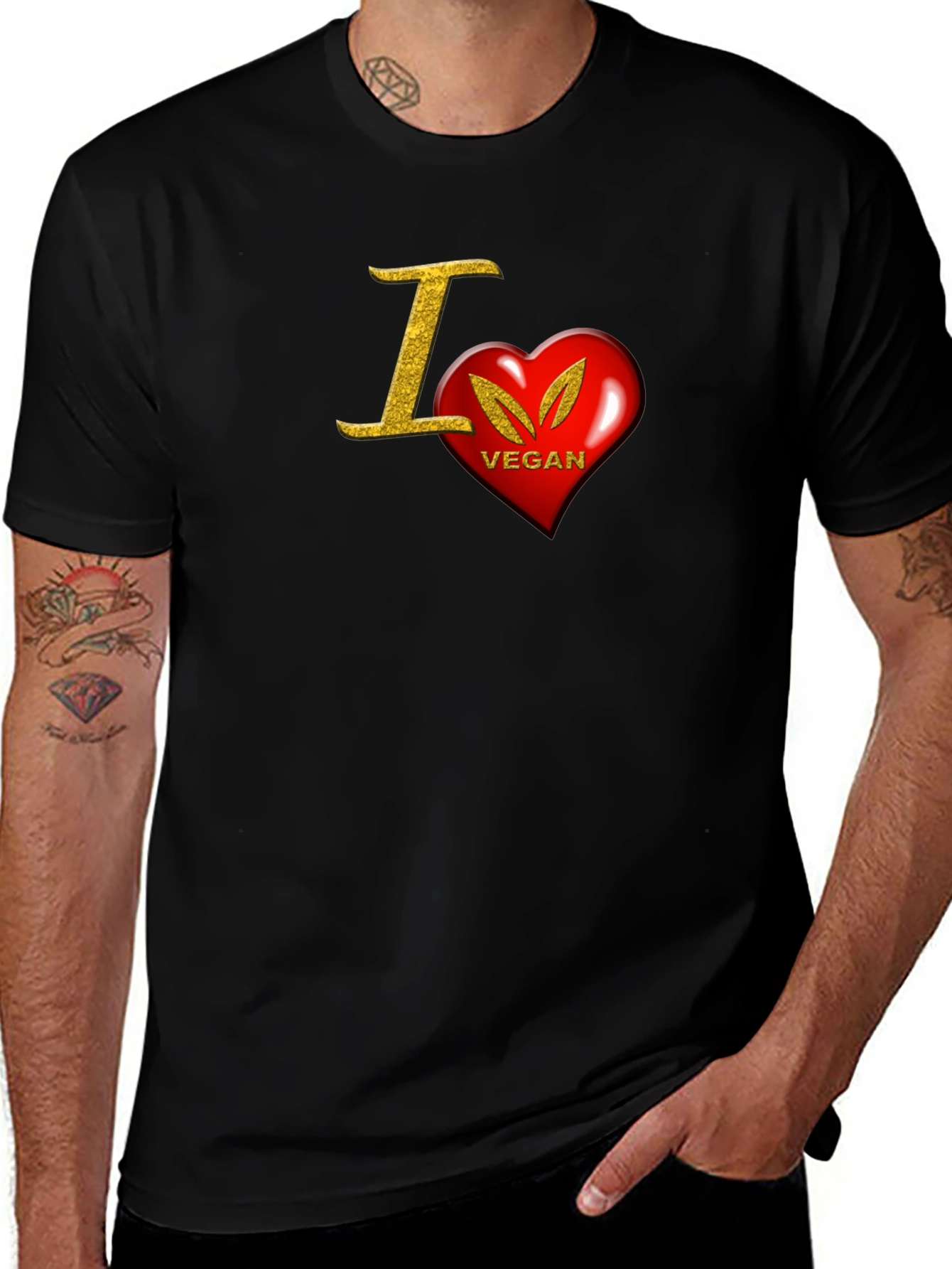I Love Vegan T-Shirt